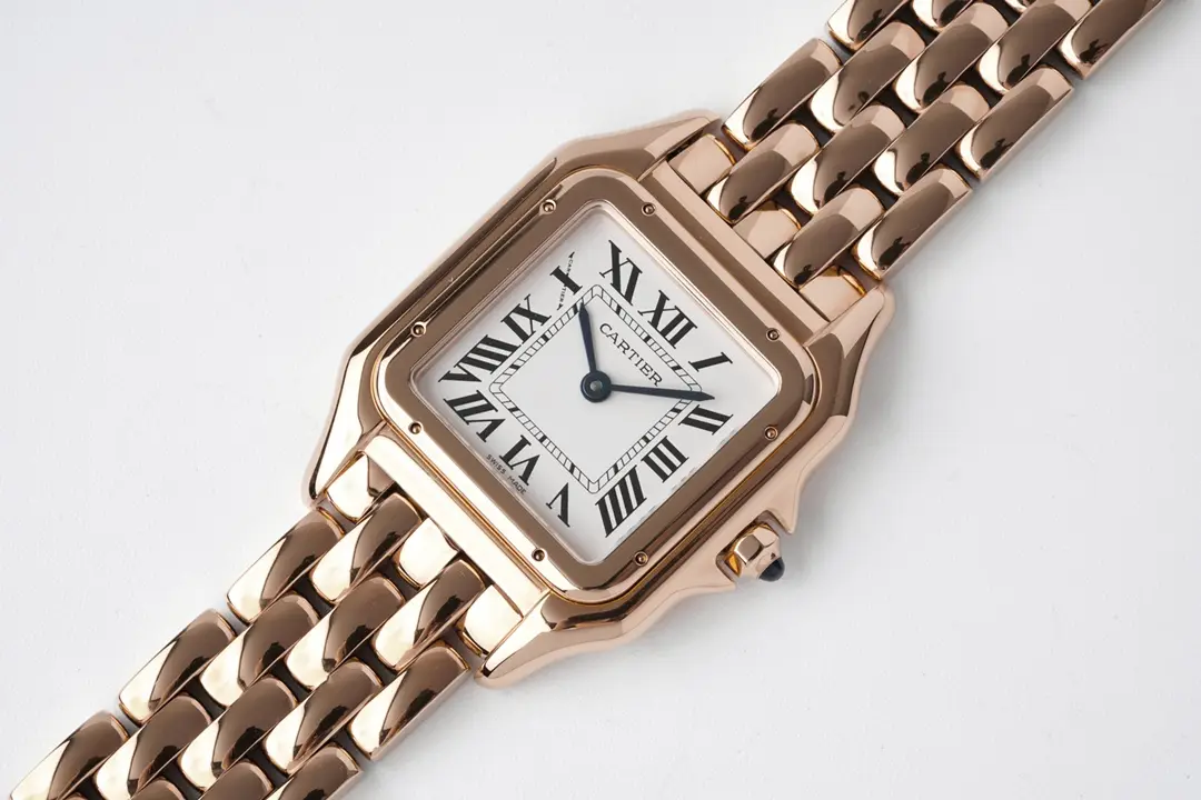 FreshLook 3K Factory Cartier Panthere de Cartier 27x37mm Rose Gold Watch – Top Fake Cartier Watch 2829