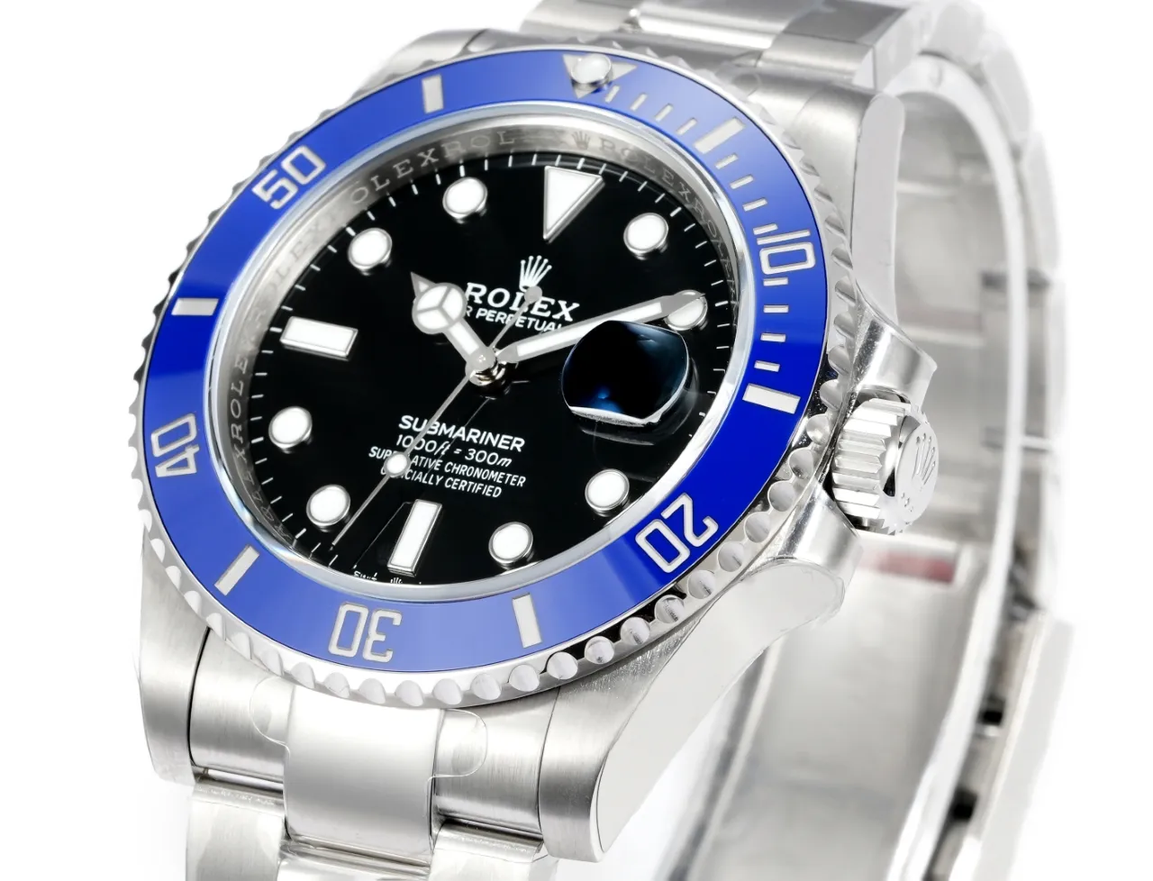 VS Factory Rolex 41mm Submariner Men’s Luxury Watch – Black Dial with Blue Ceramic Bezel Contemporary 319