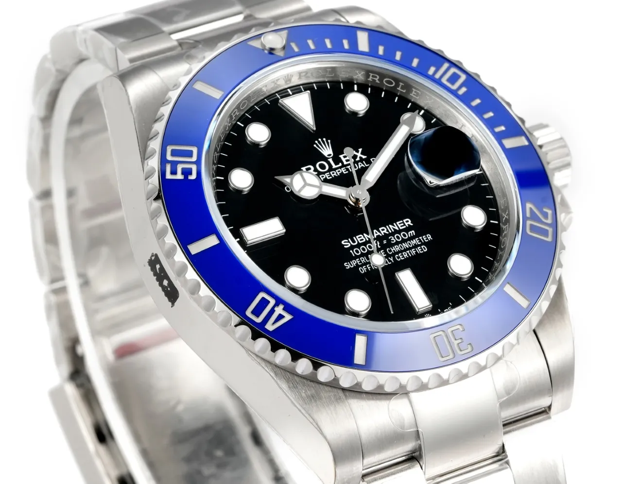 VS Factory Rolex 41mm Submariner Men’s Luxury Watch – Black Dial with Blue Ceramic Bezel Contemporary 319