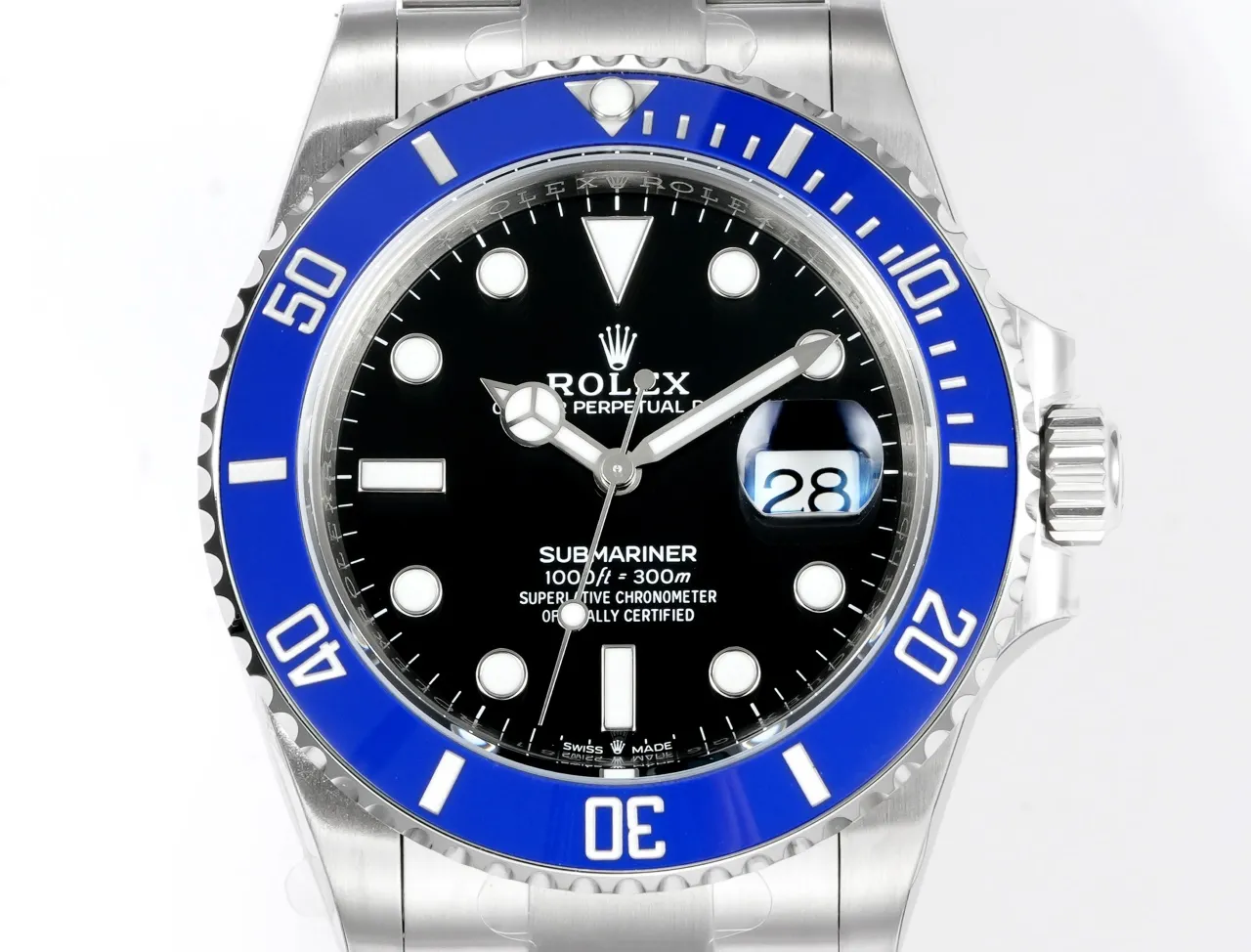 VS Factory Rolex 41mm Submariner Men’s Luxury Watch – Black Dial with Blue Ceramic Bezel Contemporary 319