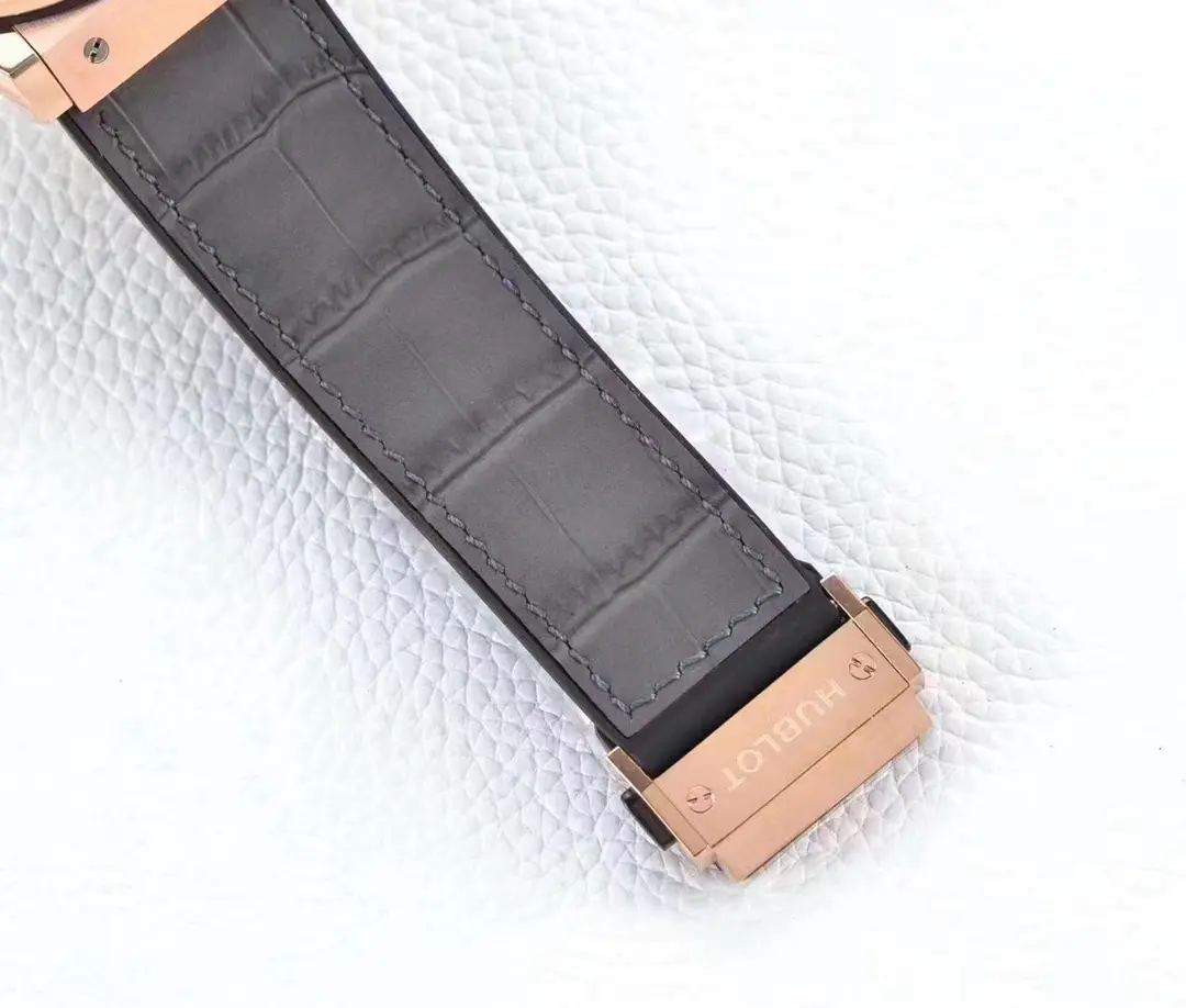 GS Factory Hublot  Fusion Rose Gold with Black Dial – 45mm Automatic Super Clone Watch WellDesigned 5792