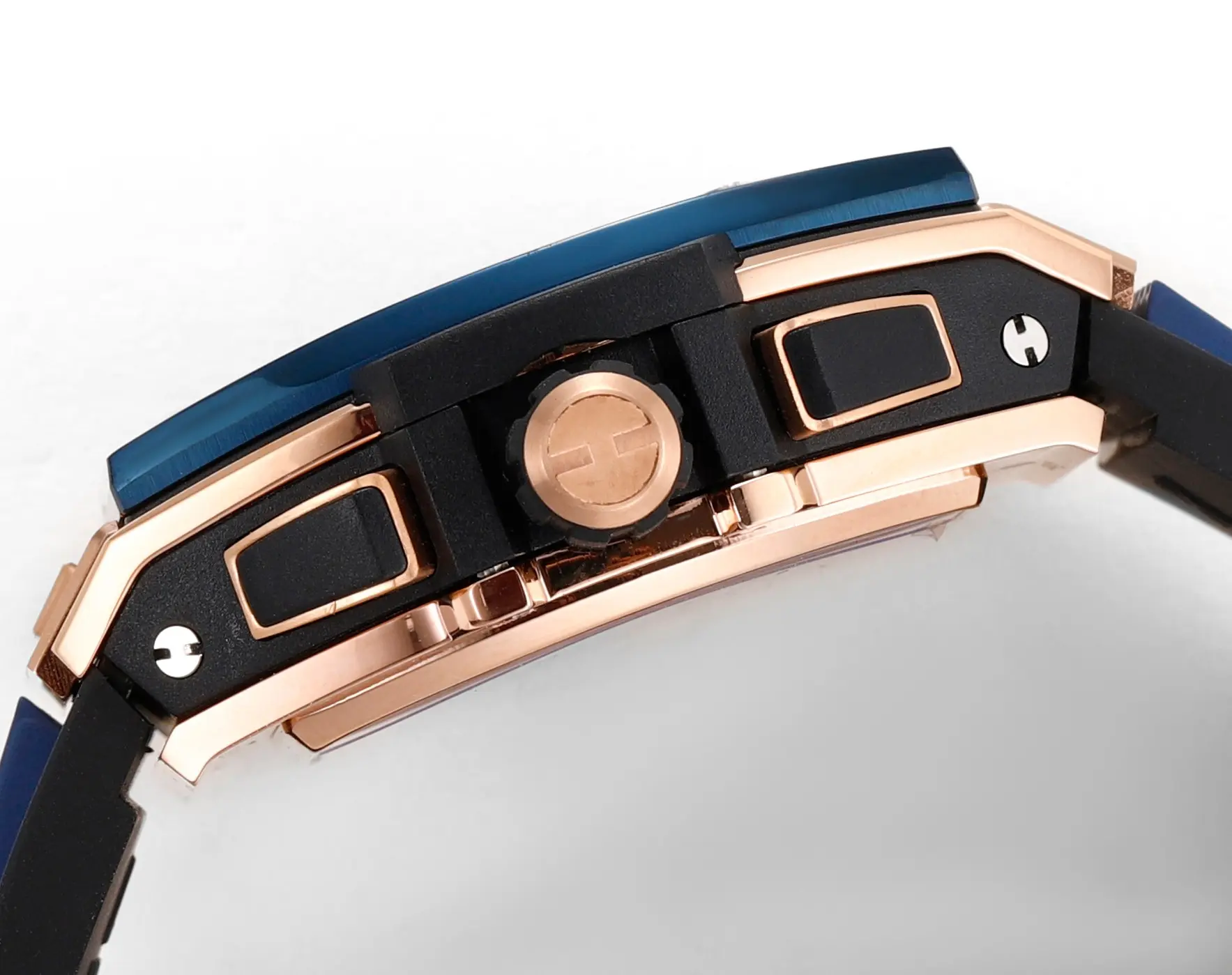 JJ Factory HUBLOT Spirit of Big Bang King Gold Blue Skeleton Dial Limited Edition Watch with Rubber Strap – Super Clone Excellence Durable 6371