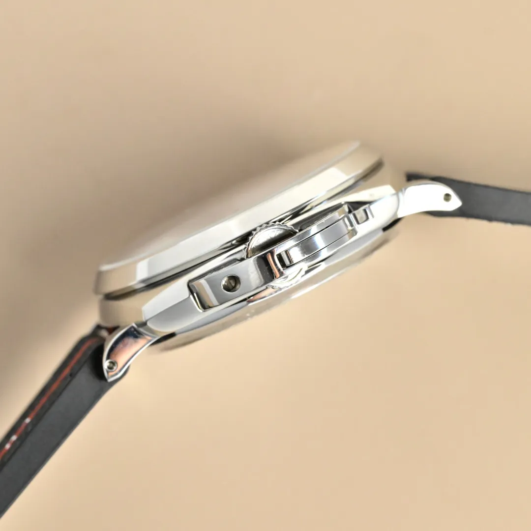 Panerai Luminor Luna Rossa Automatic White Dial Stainless Steel Case Grey Fabric Strap Men’s Watch Sporty 808