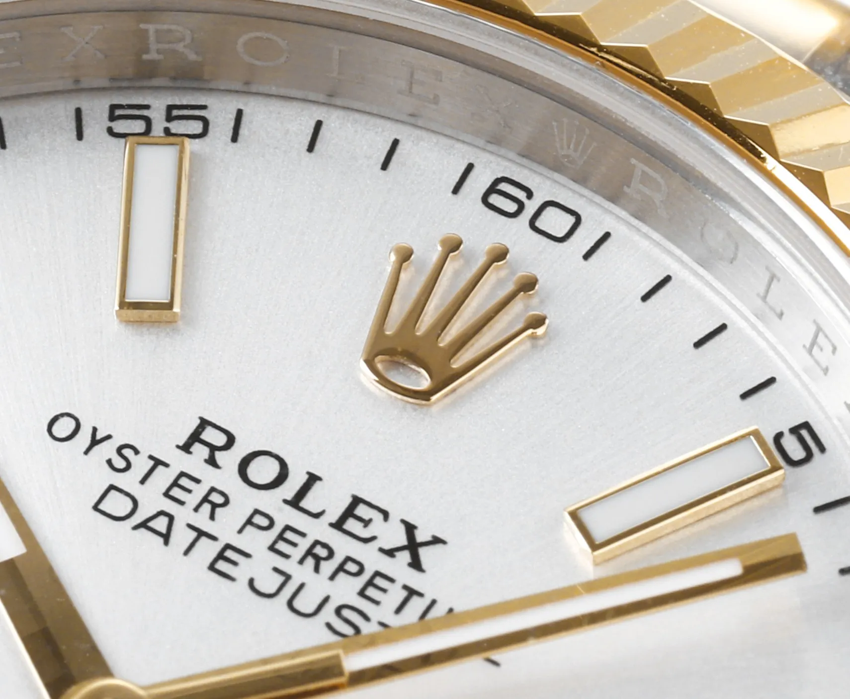 Unisex AR Factory Rolex Datejust 41mm Two-Tone Yellow Gold and Stainless Steel Fluted Bezel White Dial Jubilee Bracelet Luxury Watch 146