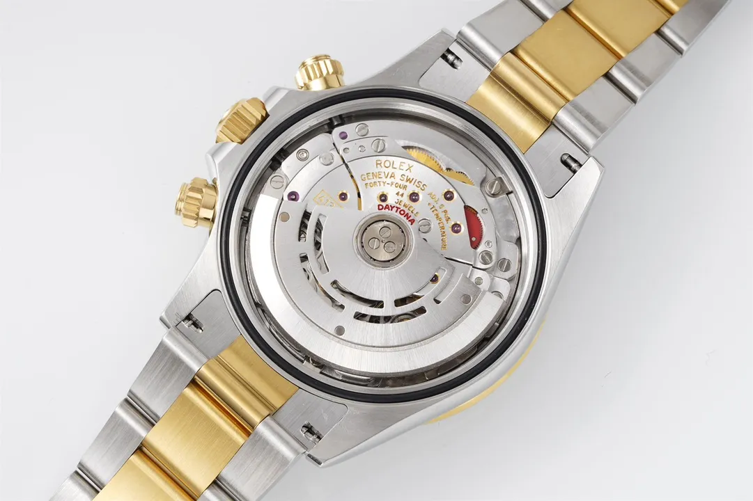 VS Factory Rolex Cosmograph Daytona White Dial Two-Tone Steel and Yellow Gold Chronograph Watch SunProtective 6