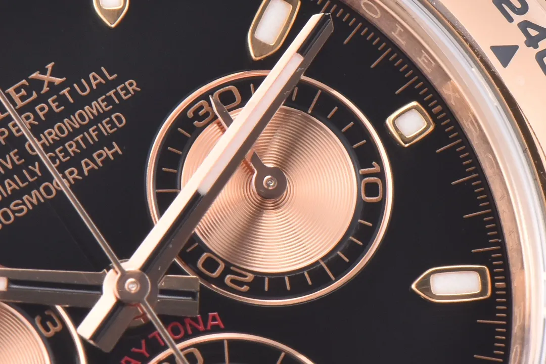 Rolex Daytona 116505 Full Rose Gold with Black Enamel Dial – Luxury Chronograph Watch SportInspired 102