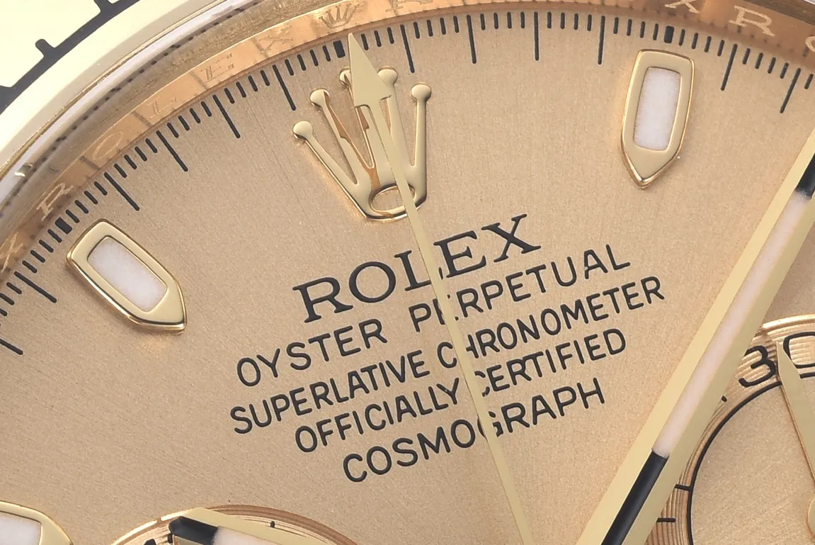 Rolex Daytona Clean Factory 116508 Champagne Dial Full Gold Luxury Chronograph Watch Modern 47
