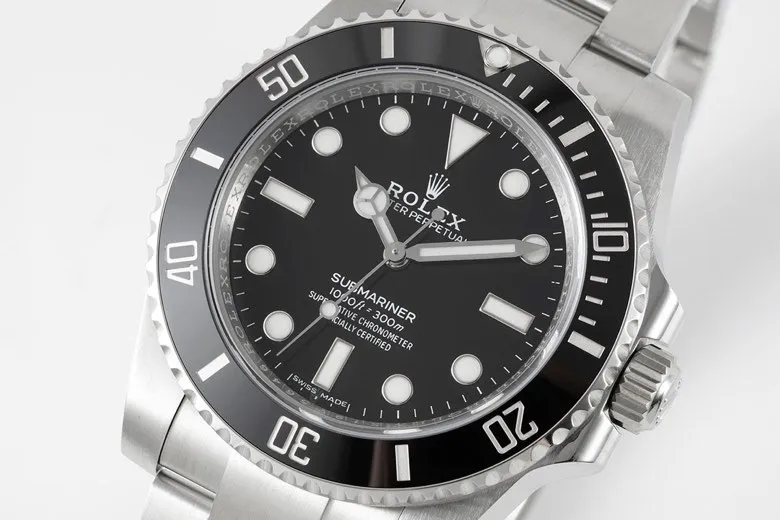 VS Factory Rolex Submariner 41mm No Date Black Dial Stainless Steel Automatic Dive Watch FastDry 311