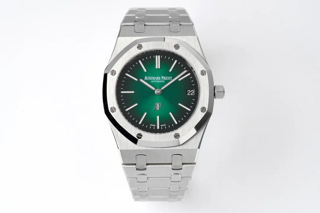 WeatherProof R8 Factory Audemars Piguet Royal Oak 15202 Green Steel Super Clone Watch –  Replica 7315