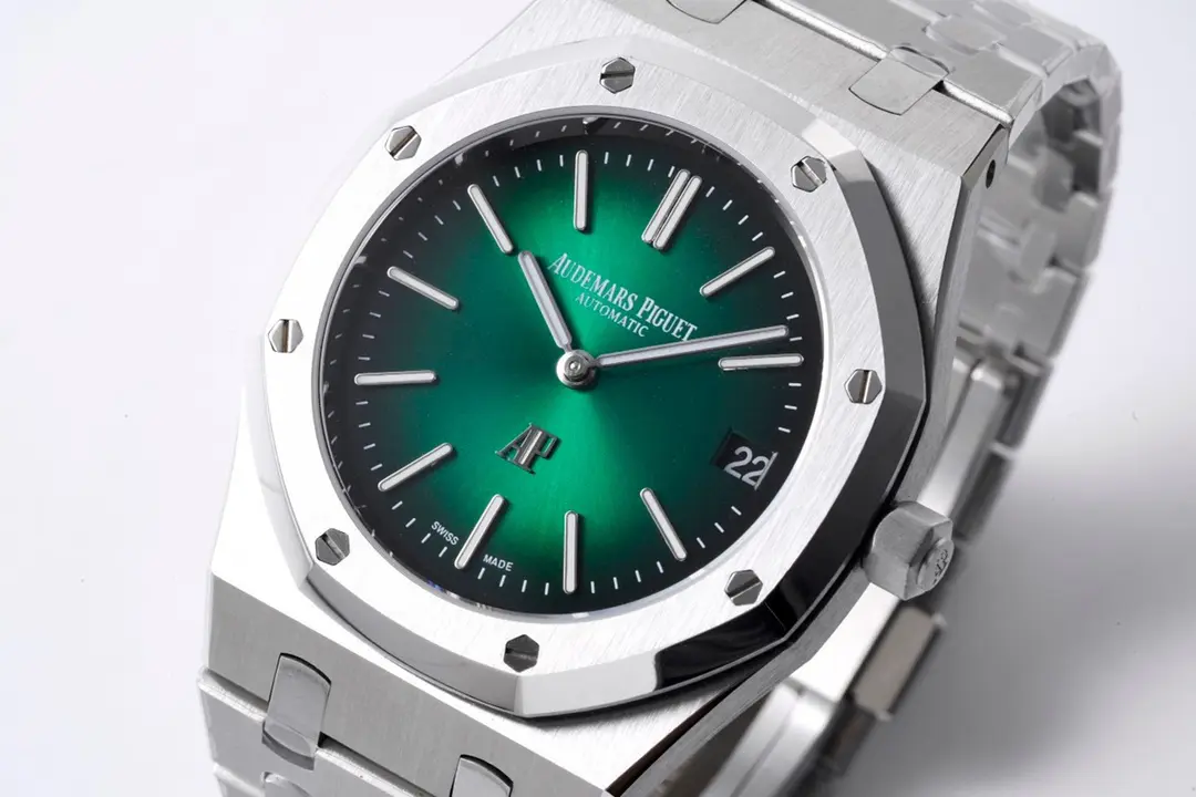 BF Factory Audemars Piguet Royal Oak 15202 Green Steel Super Clone Watch –  Replica RelaxedFit 4785