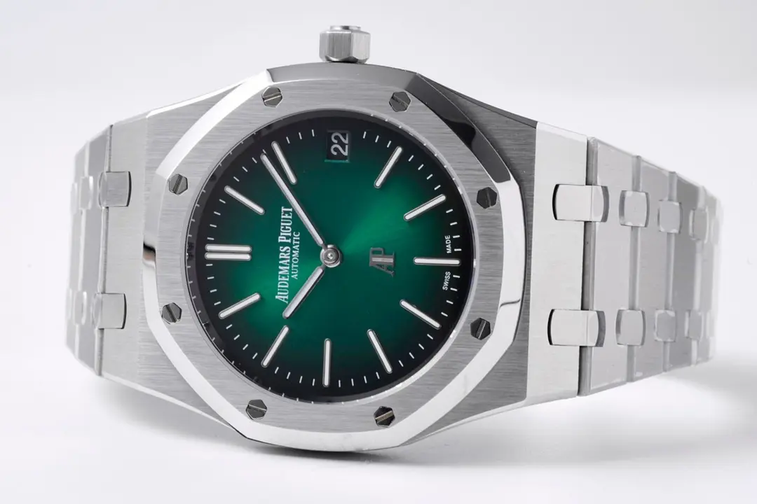 BF Factory Audemars Piguet Royal Oak 15202 Green Steel Super Clone Watch –  Replica RelaxedFit 4785