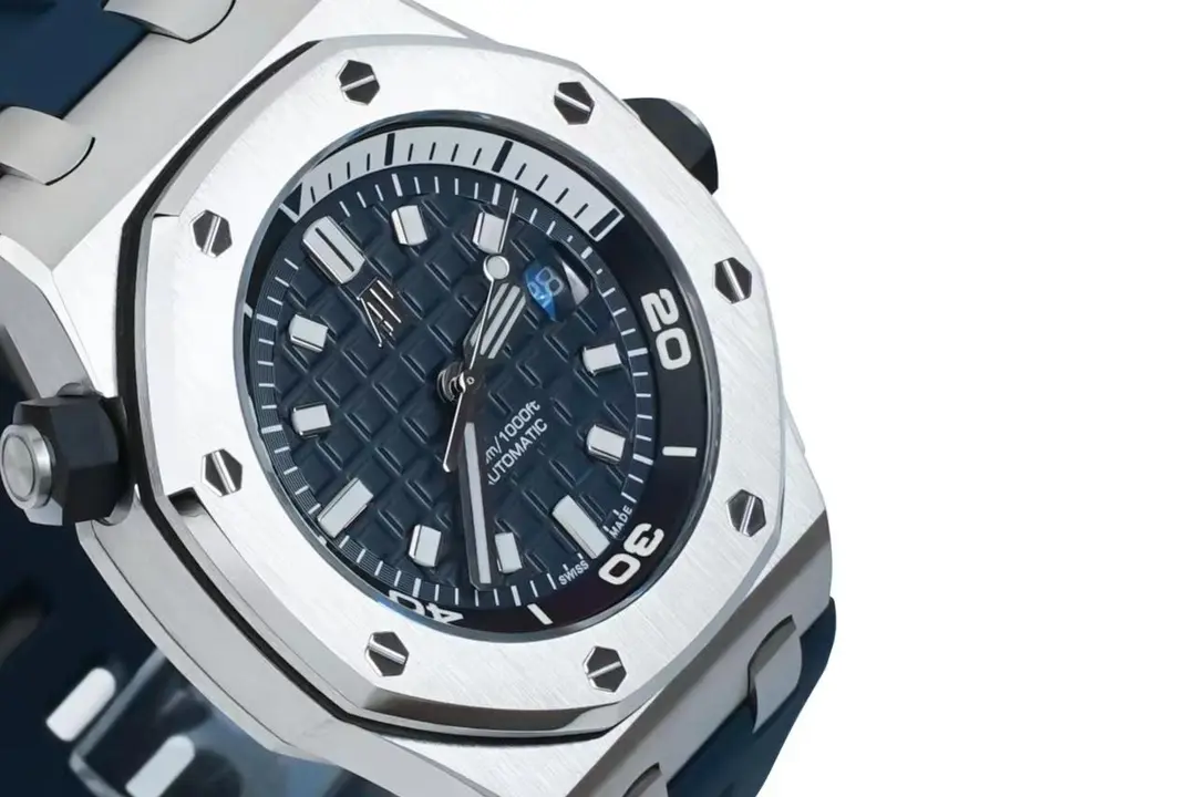 BF Factory Audemars Piguet Royal Oak Offshore 15720 Blue Rubber Super Clone Replica Watch Soft 4741