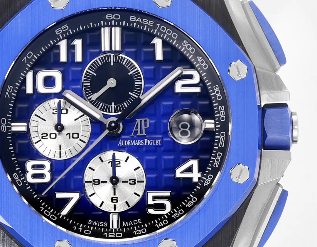 MoistureWicking V9 Factory Audemars Piguet Royal Oak Offshore Blue Chronograph –  Super Clone Watch 8073