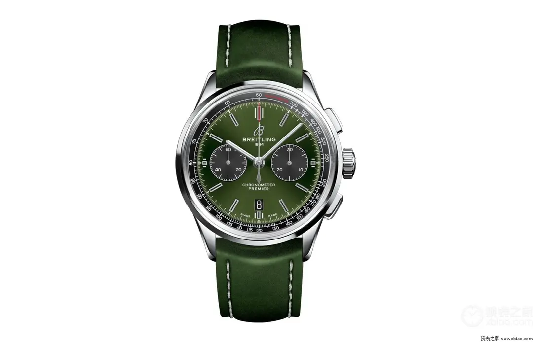 GF Factory Breitling Premier B01 Chronograph Green Leather – Super Clone Watch Masterpiece UrbanStyle 5638