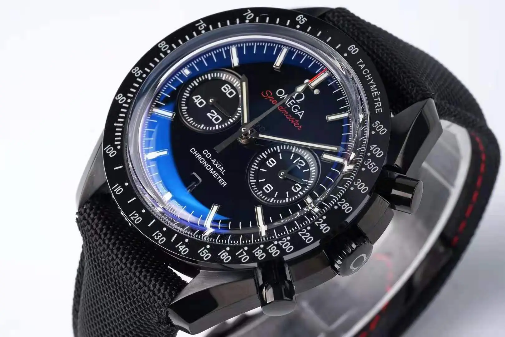 Unisex OS Factory Omega Speedmaster Dark Side of the Moon Black Chronograph VSF Luxury Timepiece 6986