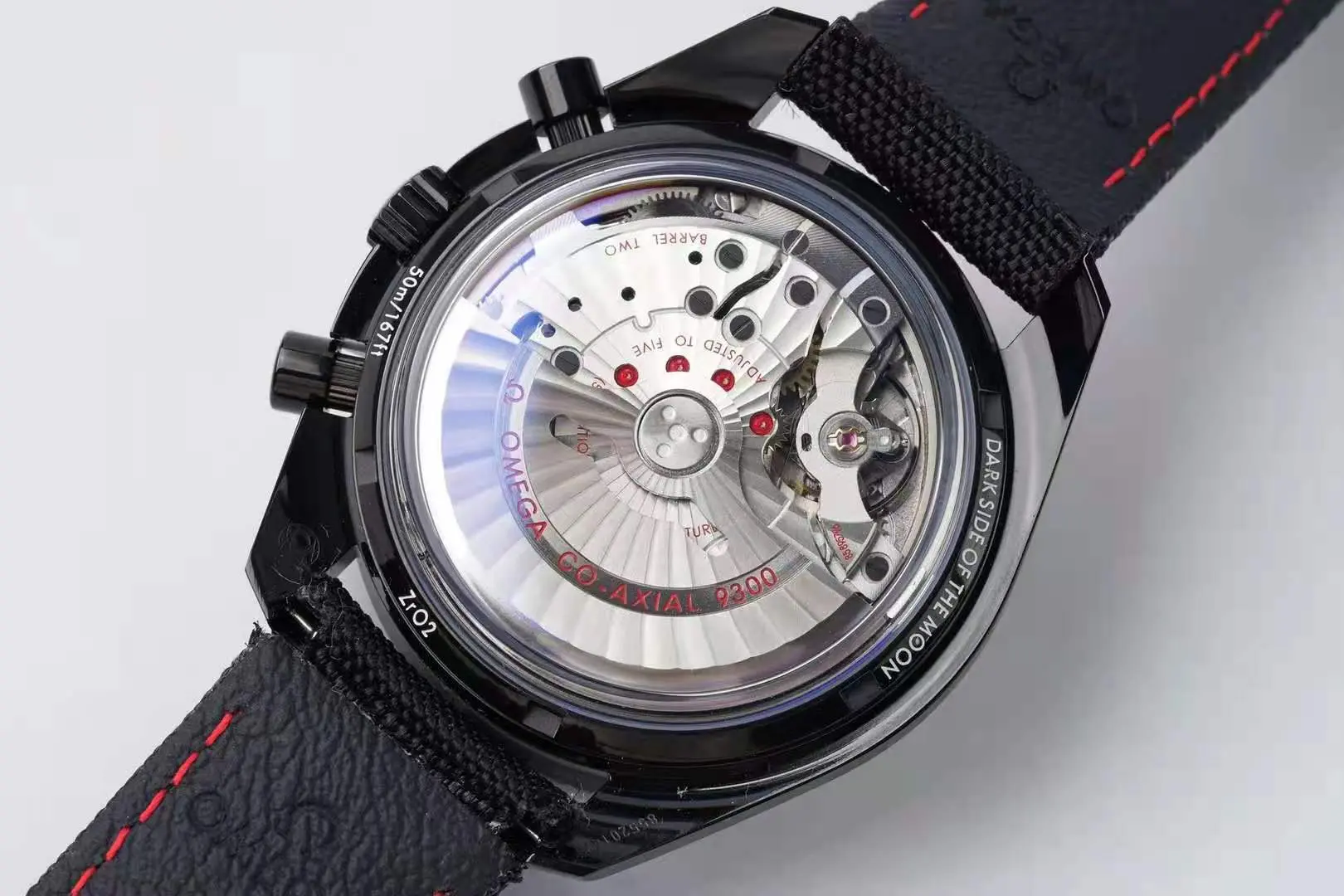 Unisex OS Factory Omega Speedmaster Dark Side of the Moon Black Chronograph VSF Luxury Timepiece 6986