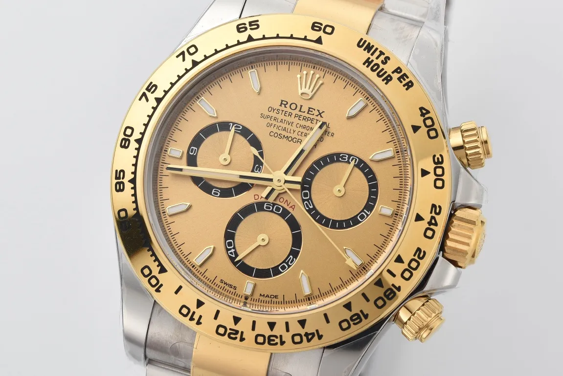 Sustainable BT Factory Rolex Daytona with Black Enamel Dial and Moissanite Stones by VSF Watches Official Brand 72
