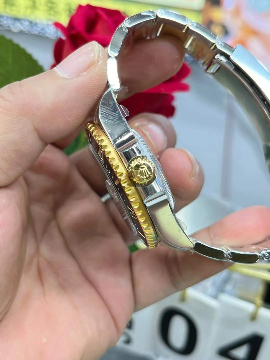 CBD Factory Rolex Sea-Dweller 43mm Two-Tone Yellow Gold Black Dial Ceramic Bezel Oyster Bracelet (126603) 1:1 Super Clone – DD3235 Movement Sporty 185