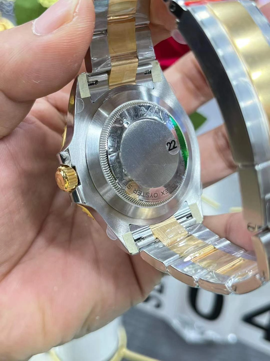 CBD Factory Rolex Sea-Dweller 43mm Two-Tone Yellow Gold Black Dial Ceramic Bezel Oyster Bracelet (126603) 1:1 Super Clone – DD3235 Movement Sporty 185