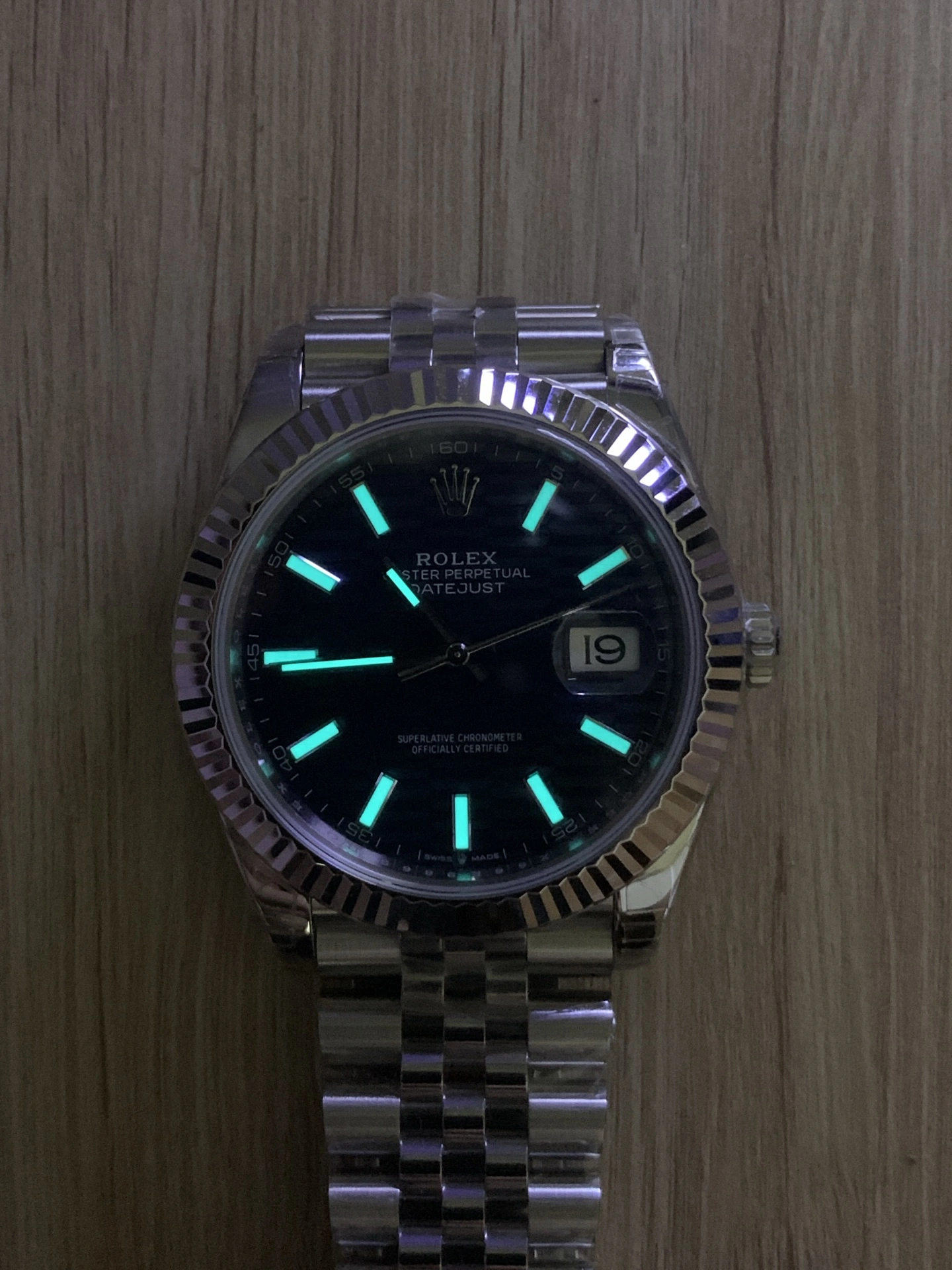 CBD Factory Rolex Datejust 41mm Blue Fluted Motif Dial Fluted Bezel Jubilee Bracelet (126334) 1:1 Super Clone – DD3235 Movement ZeroBulk 50
