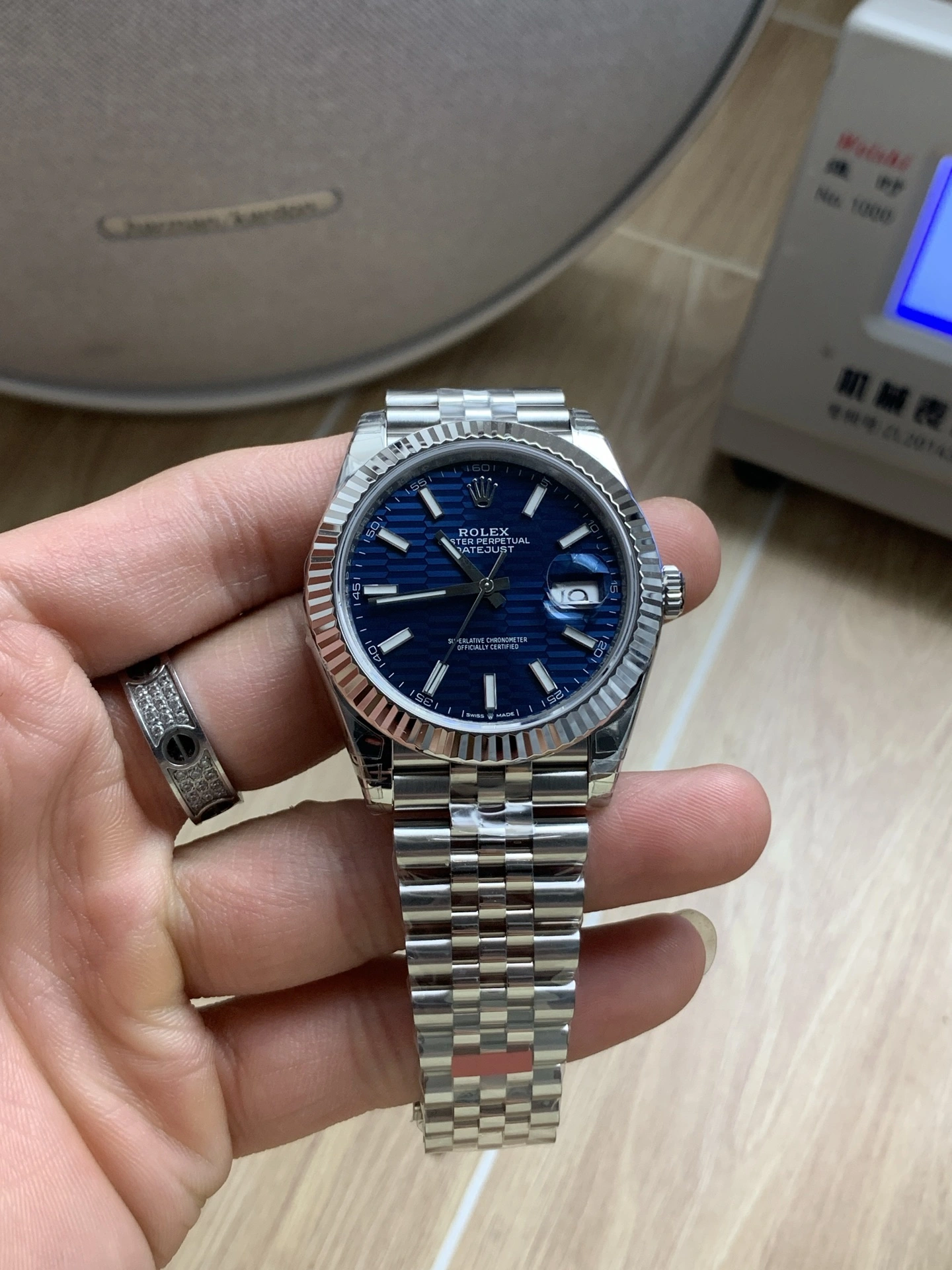 CBD Factory Rolex Datejust 41mm Blue Fluted Motif Dial Fluted Bezel Jubilee Bracelet (126334) 1:1 Super Clone – DD3235 Movement ZeroBulk 50