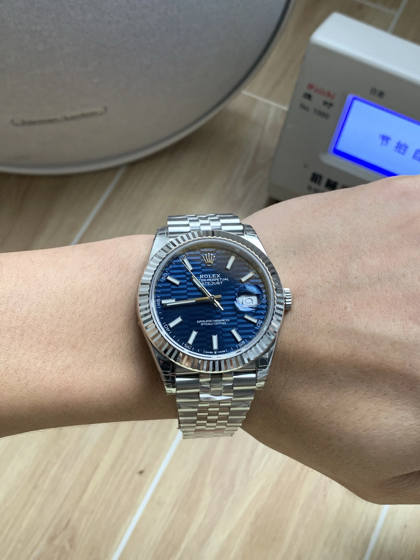 CBD Factory Rolex Datejust 41mm Blue Fluted Motif Dial Fluted Bezel Jubilee Bracelet (126334) 1:1 Super Clone – DD3235 Movement ZeroBulk 50