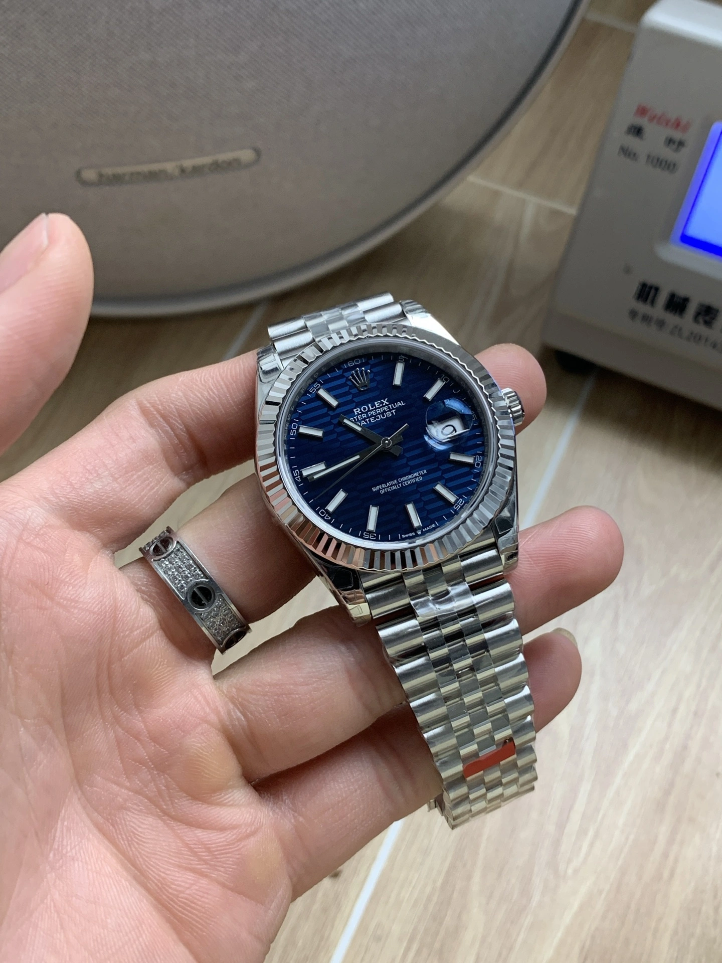 CBD Factory Rolex Datejust 41mm Blue Fluted Motif Dial Fluted Bezel Jubilee Bracelet (126334) 1:1 Super Clone – DD3235 Movement ZeroBulk 50
