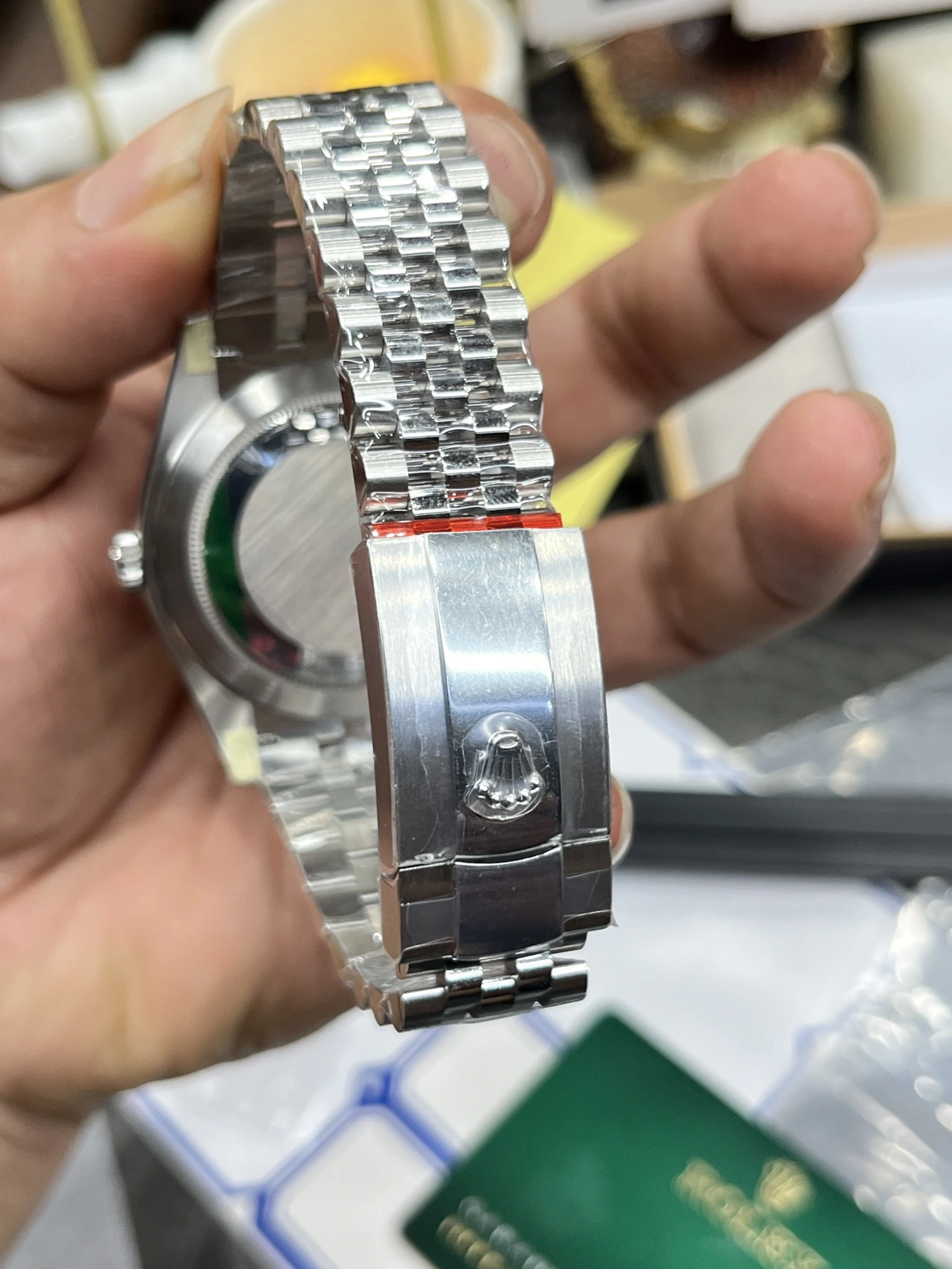 HighPerformance CBD Factory Rolex Datejust 41mm Green Fluted Motif Dial Smooth Bezel Jubilee Bracelet (126300) 1:1 Super Clone – DD3235 Movement 63