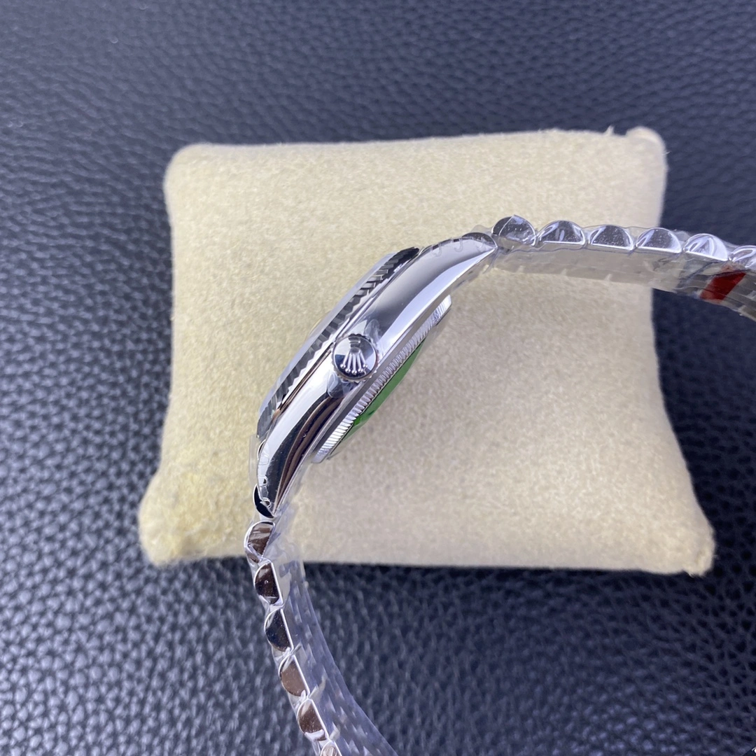 CBD Factory Rolex Datejust 36mm Olive Green Palm Motif Diamond Dial Jubilee Bracelet (126234) 1:1 Super Clone – DD3235 Movement Breathable 103