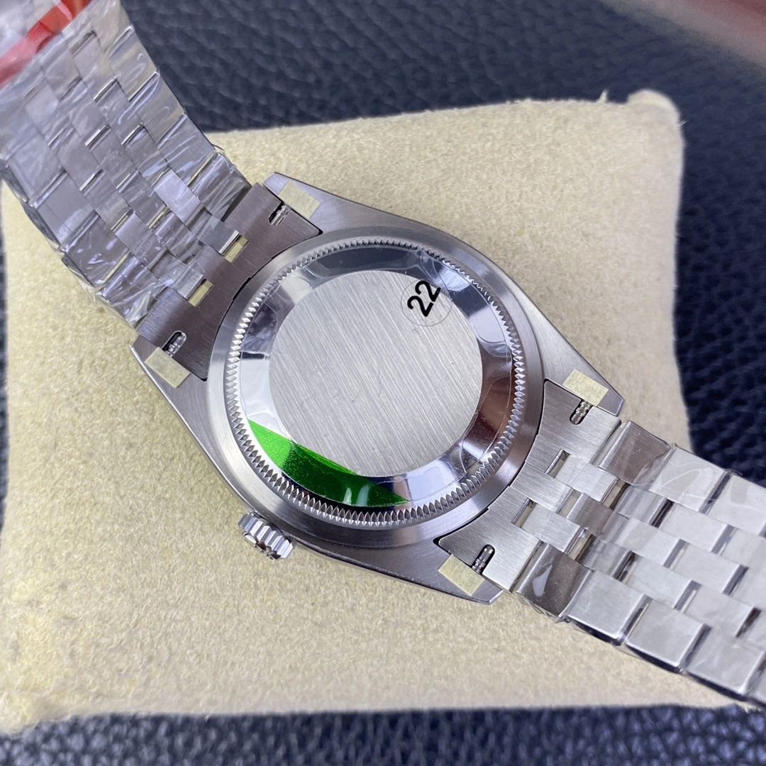 CBD Factory Rolex Datejust 36mm Olive Green Palm Motif Diamond Dial Jubilee Bracelet (126234) 1:1 Super Clone – DD3235 Movement Breathable 103