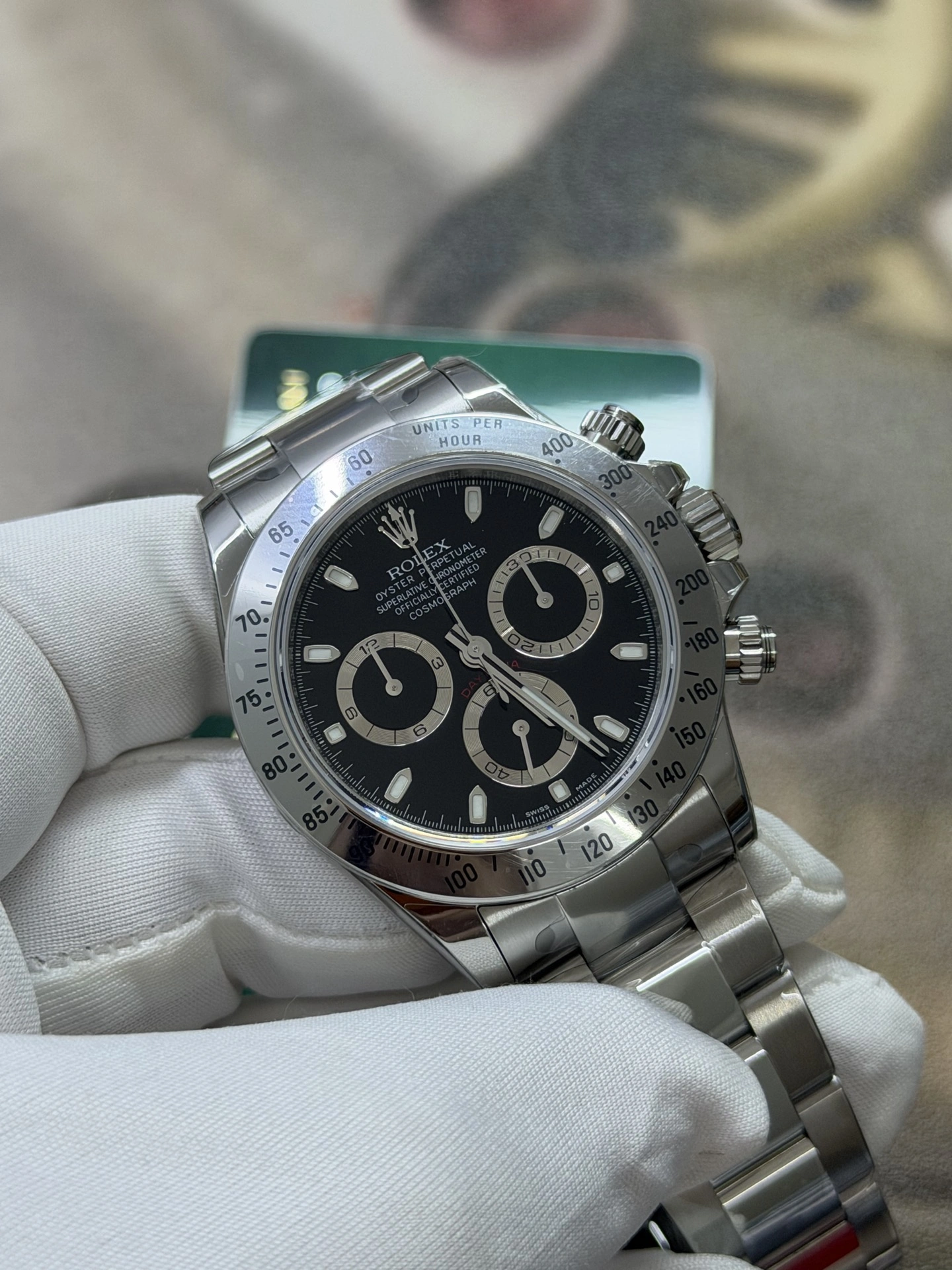 CBD Factory Rolex Cosmograph Daytona 40mm Black Dial (116520) 1:1 Super Clone – DD4130 Movement Sleek 32