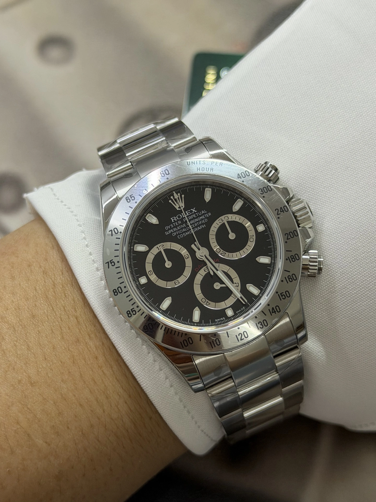 CBD Factory Rolex Cosmograph Daytona 40mm Black Dial (116520) 1:1 Super Clone – DD4130 Movement Sleek 32