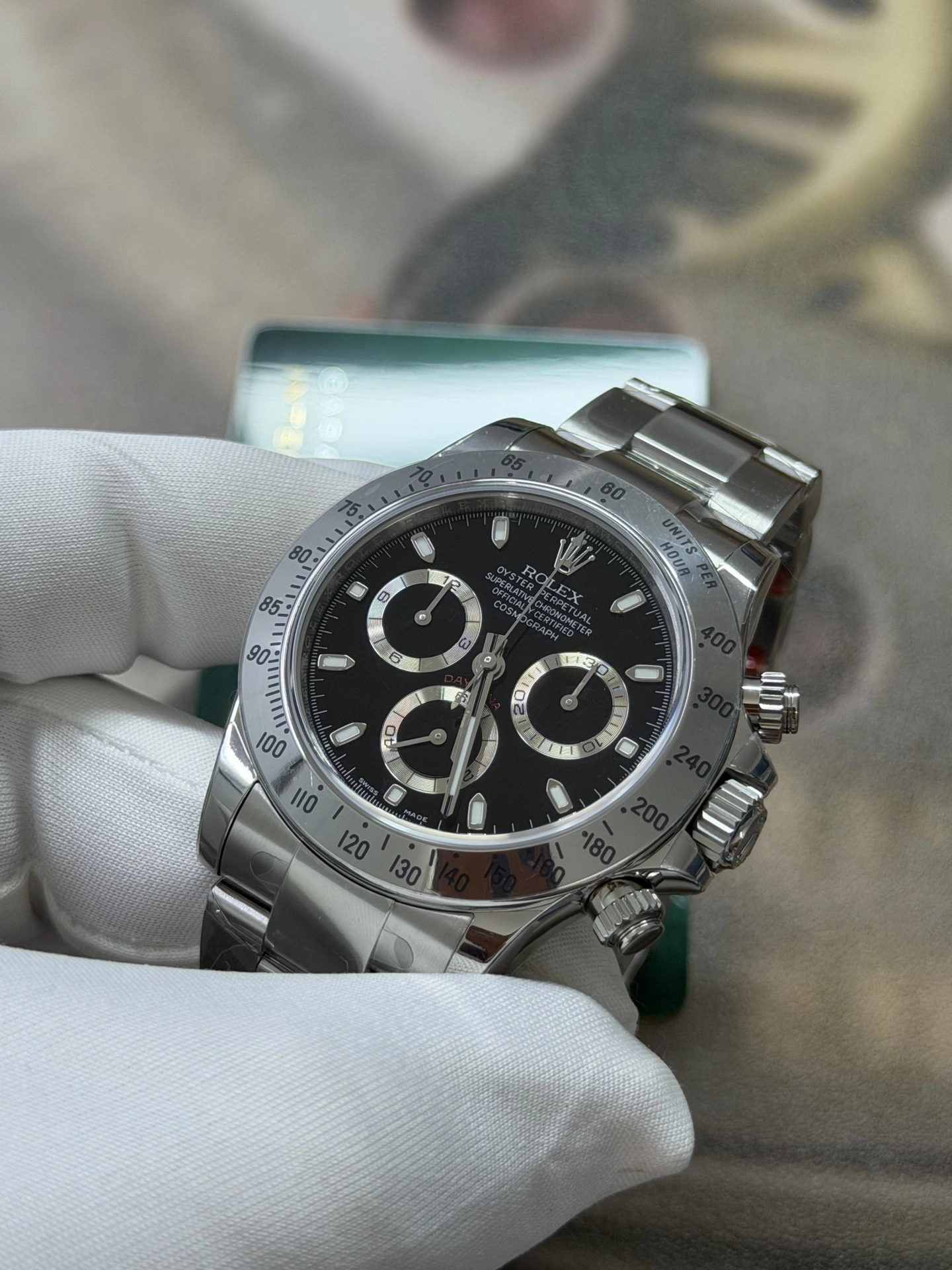 CBD Factory Rolex Cosmograph Daytona 40mm Black Dial (116520) 1:1 Super Clone – DD4130 Movement Sleek 32