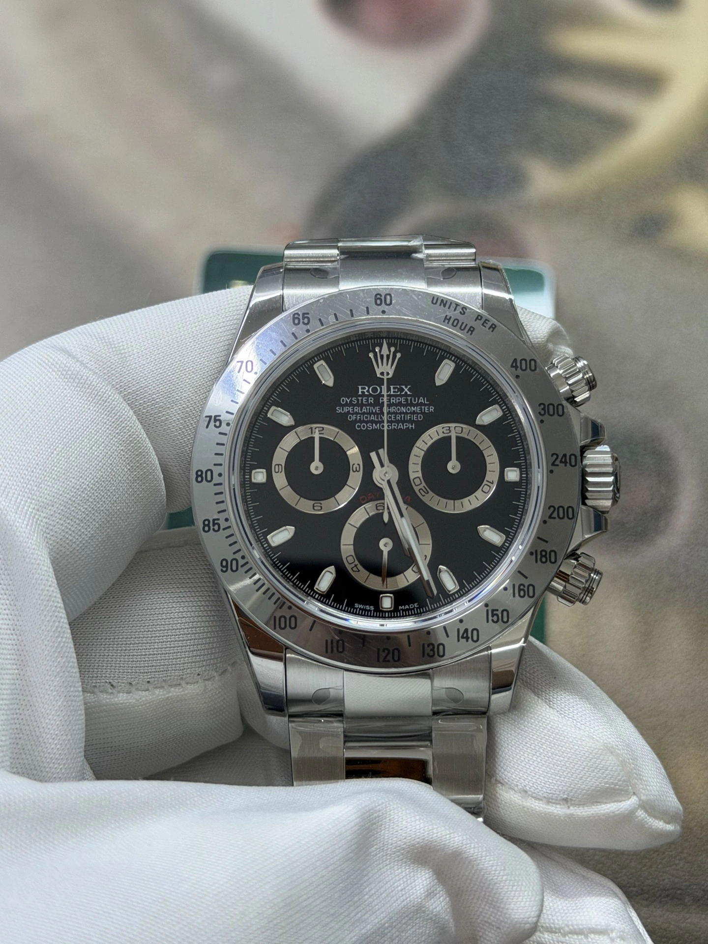 CBD Factory Rolex Cosmograph Daytona 40mm Black Dial (116520) 1:1 Super Clone – DD4130 Movement Sleek 32
