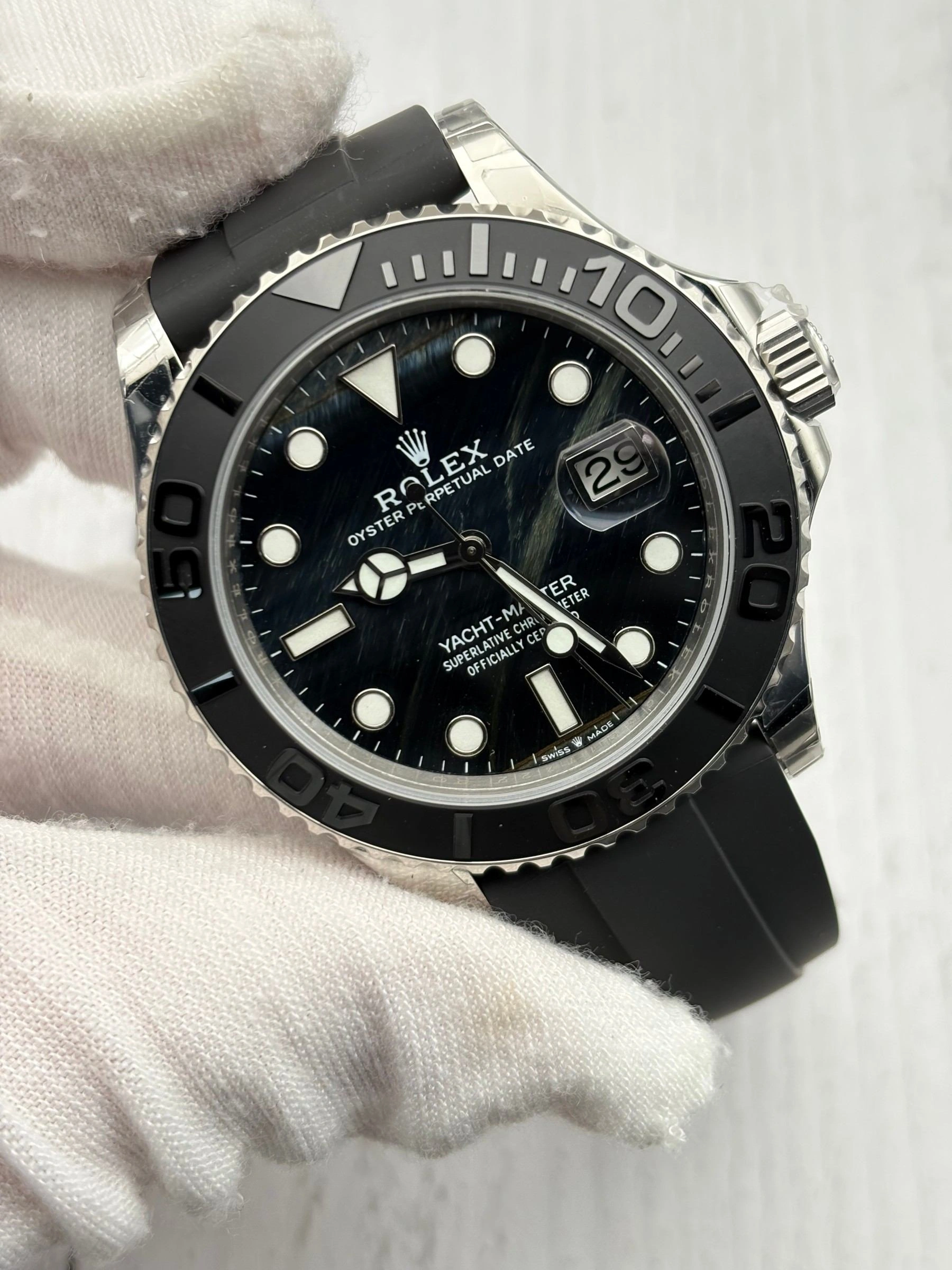 CBD Factory Rolex Yacht-Master 42mm Falcon’s Eye Dial (226659) 1:1 Super Clone – DD3235 Movement Snug 211