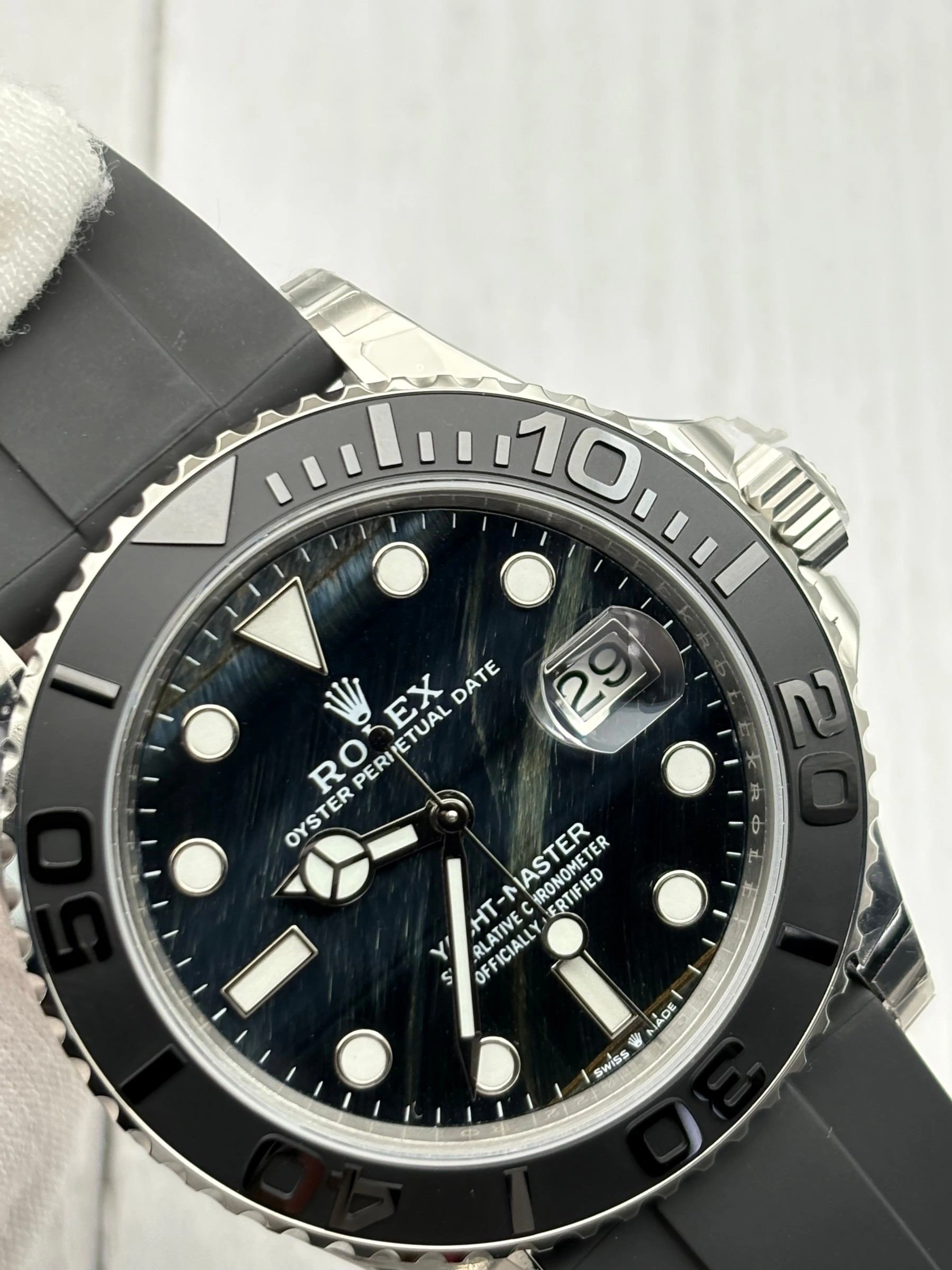 CBD Factory Rolex Yacht-Master 42mm Falcon’s Eye Dial (226659) 1:1 Super Clone – DD3235 Movement Snug 211
