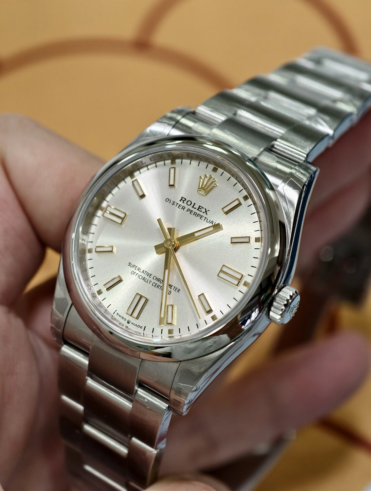 Timeless CBD Factory Rolex Oyster Perpetual 36 Silver Dial Smooth Bezel Oyster Bracelet (126000) 1:1 Super Clone – DD3230 Movement 170