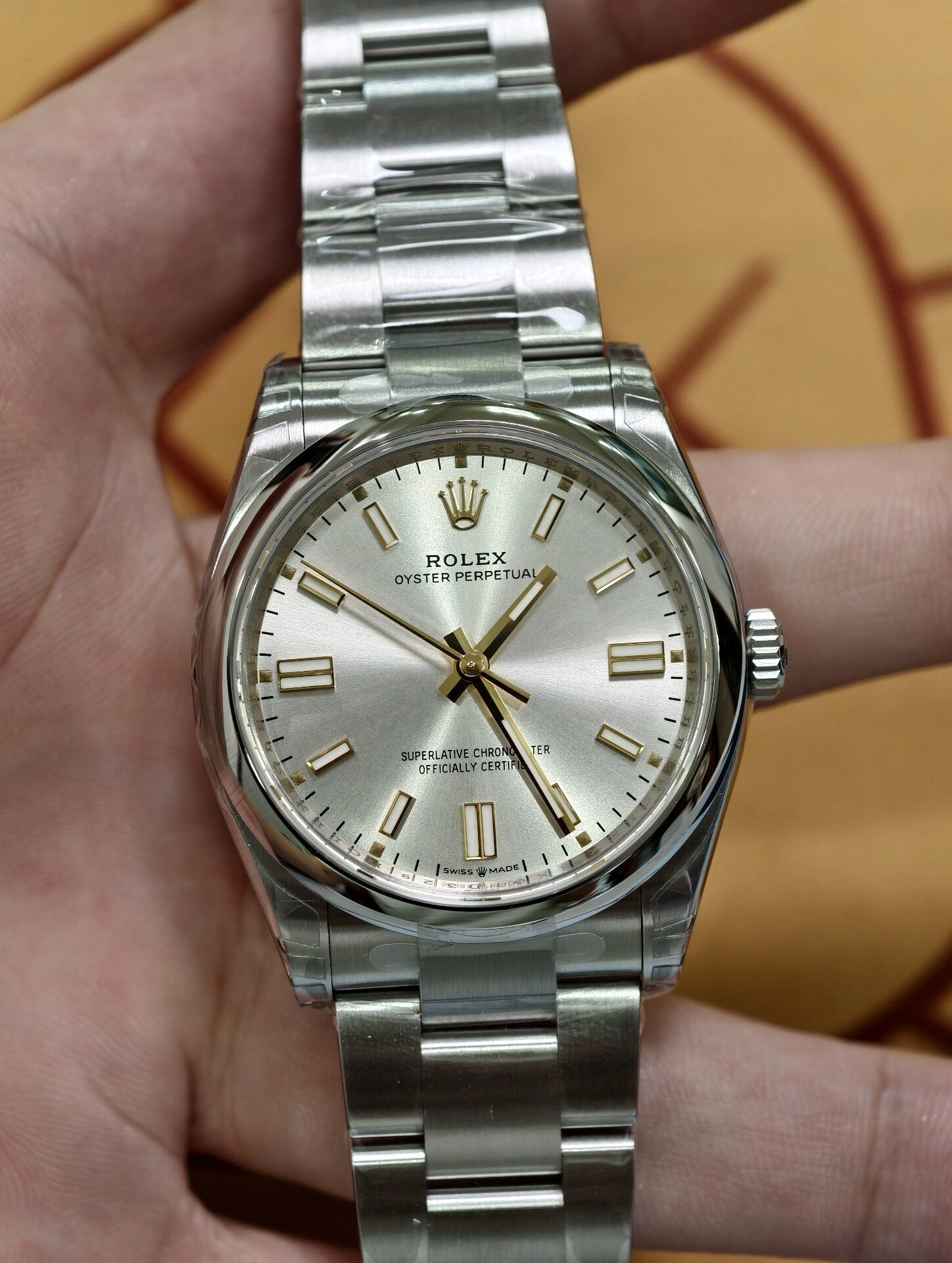 Timeless CBD Factory Rolex Oyster Perpetual 36 Silver Dial Smooth Bezel Oyster Bracelet (126000) 1:1 Super Clone – DD3230 Movement 170