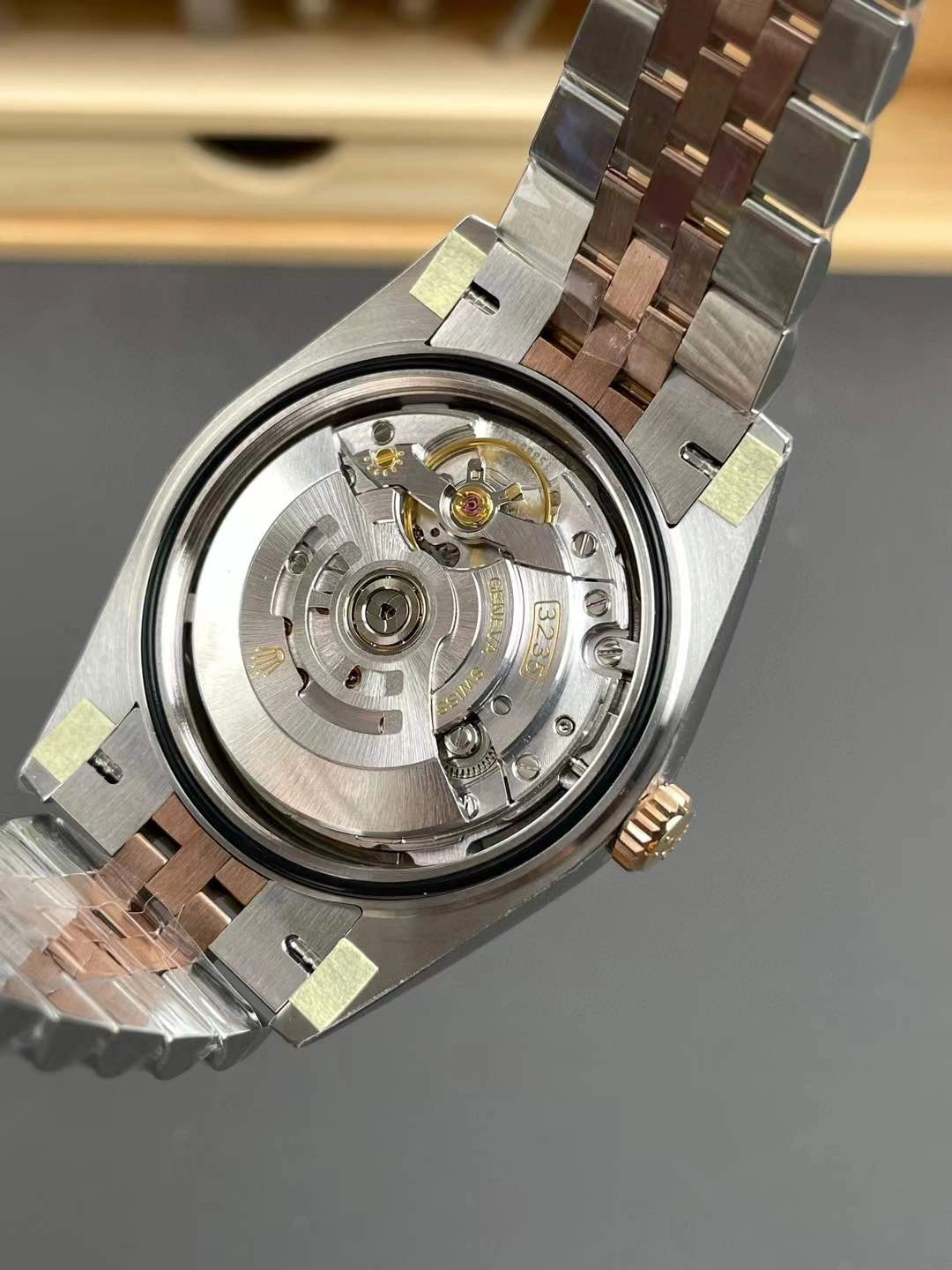 Timeless CBD Factory Rolex Datejust 41 Slate Grey”Wimbledon”Two-Tone Everose Gold (126331) 1:1 Super Clone – DD3235 Movement 40
