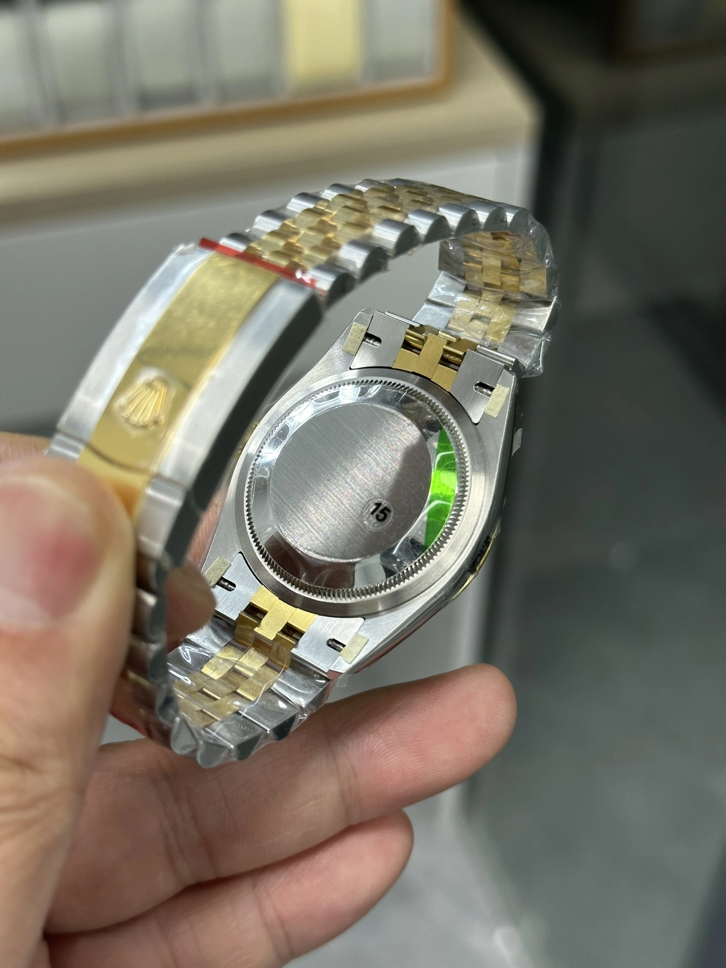 CBD Factory Rolex Datejust 36mm Two-Tone Yellow Gold Sunburst Champagne Dial Jubilee Bracelet (126233) 1:1 Super Clone – DD3235 Movement Supportive 118