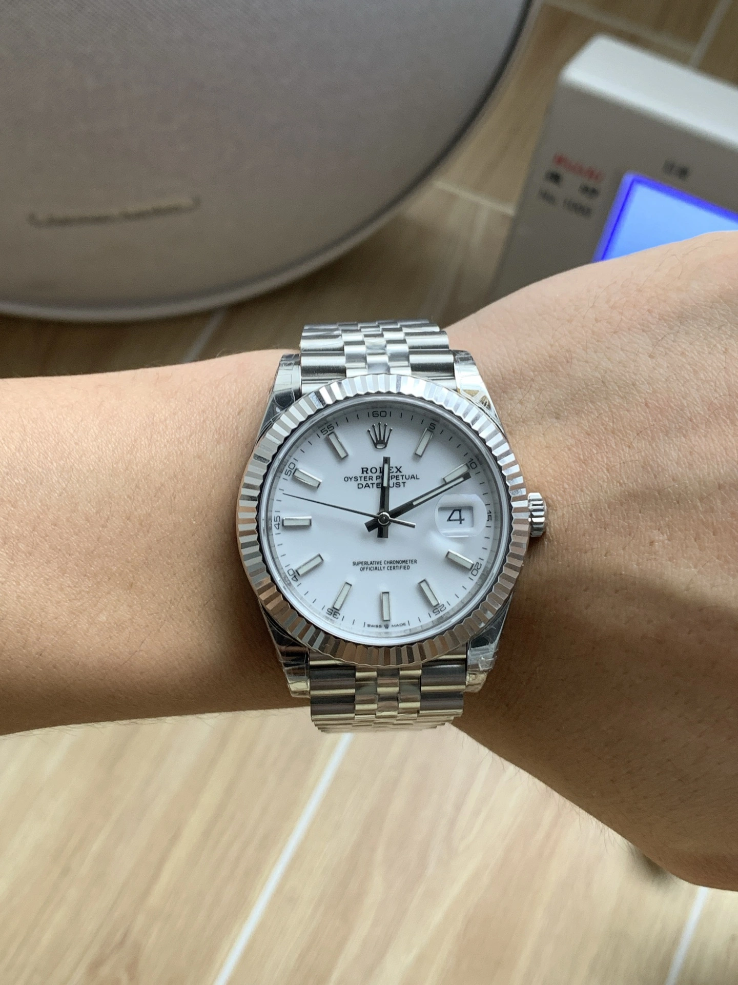 CBD Factory Rolex Datejust 41mm Pure White Dial Fluted Bezel Jubilee Bracelet (126334) 1:1 Super Clone – DD3235 Movement MoistureWicking 66