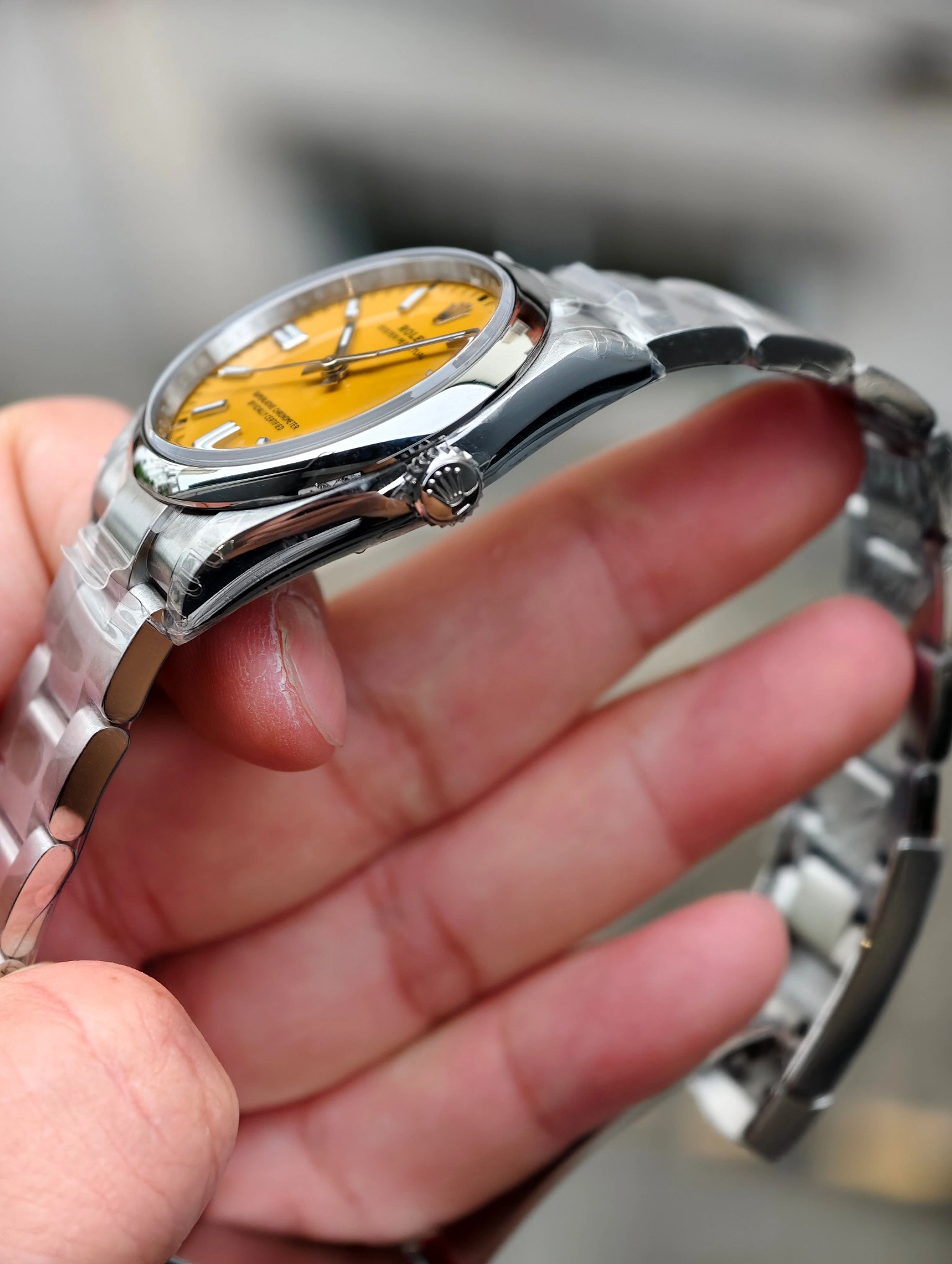 CBD Factory Rolex Oyster Perpetual 36mm Yellow Dial Smooth Bezel Oyster Bracelet (126000) 1:1 Super Clone – DD3230 Movement Youthful 182