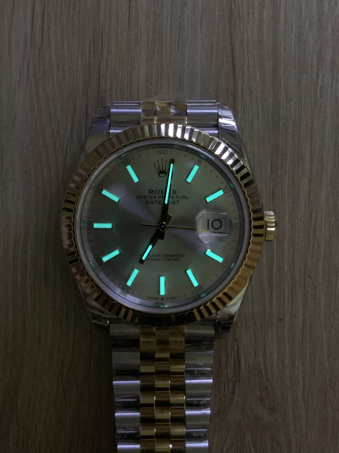 CBD Factory Rolex Datejust 41mm Two-Tone Yellow Gold Silver Dial Jubilee Bracelet (126333) 1:1 Super Clone – DD3235 Movement QuickDry 87
