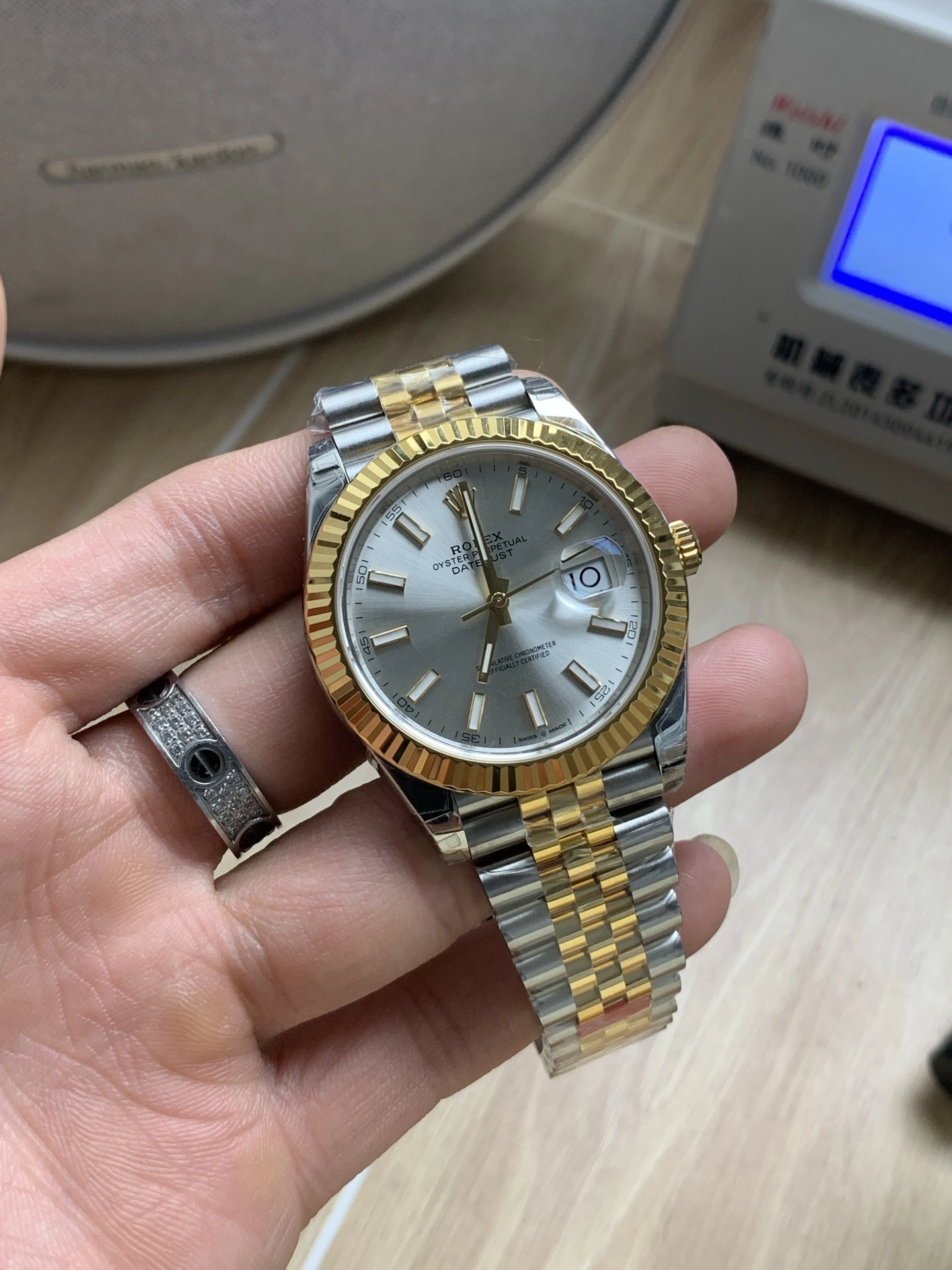 CBD Factory Rolex Datejust 41mm Two-Tone Yellow Gold Silver Dial Jubilee Bracelet (126333) 1:1 Super Clone – DD3235 Movement QuickDry 87