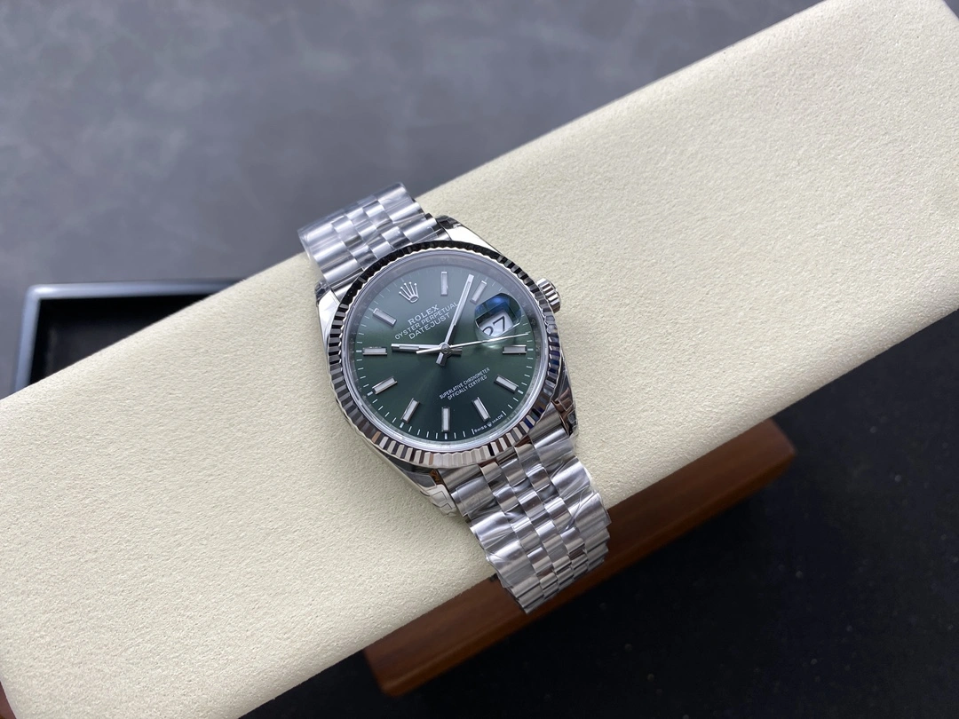 Contemporary CBD Factory Rolex Datejust 36mm Sunburst Green Dial Jubilee Bracelet (126234) 1:1 Super Clone – DD3235 Movement 109