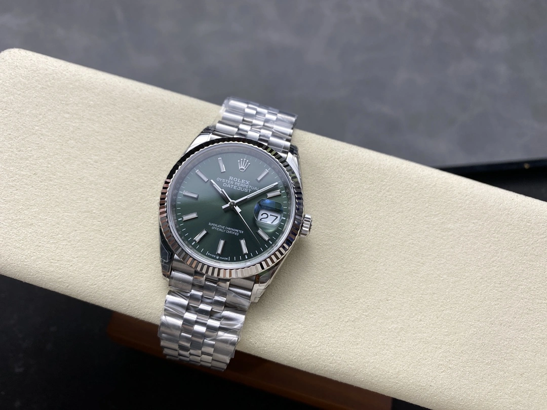 Contemporary CBD Factory Rolex Datejust 36mm Sunburst Green Dial Jubilee Bracelet (126234) 1:1 Super Clone – DD3235 Movement 109