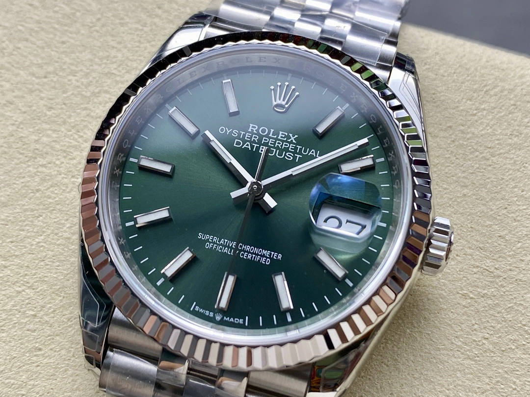 Contemporary CBD Factory Rolex Datejust 36mm Sunburst Green Dial Jubilee Bracelet (126234) 1:1 Super Clone – DD3235 Movement 109