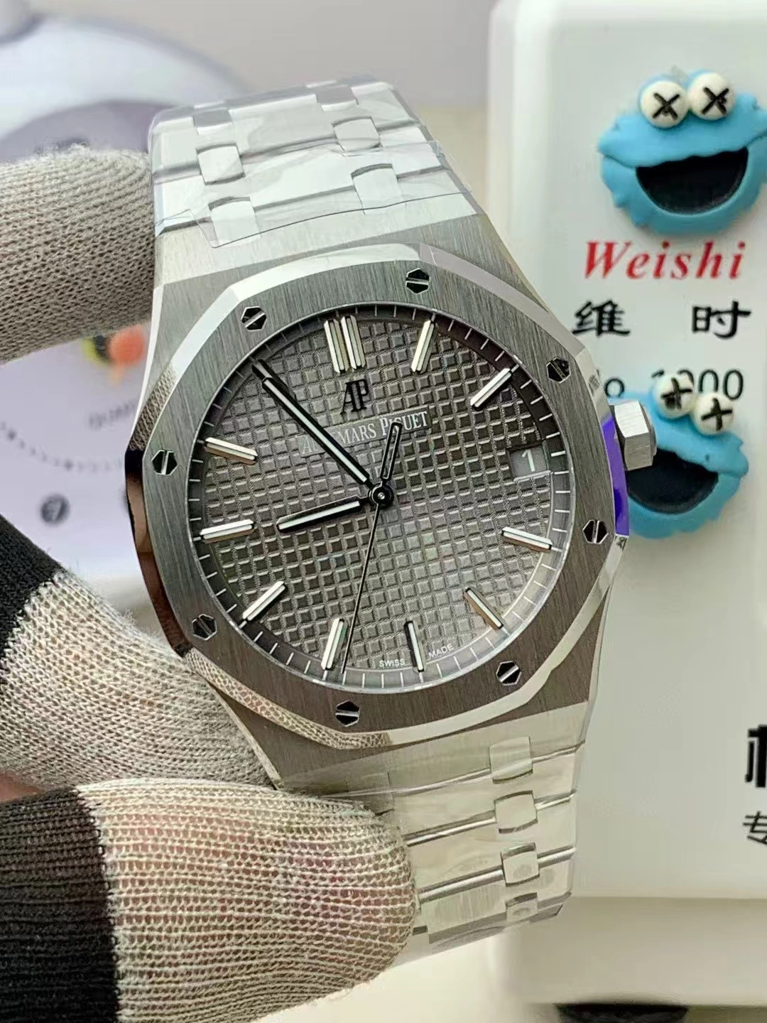 CBD Factory Audemars Piguet Royal Oak 41mm Grey Dial (15500ST) 1:1 Super Clone – DD4302 Movement AllSeason 351