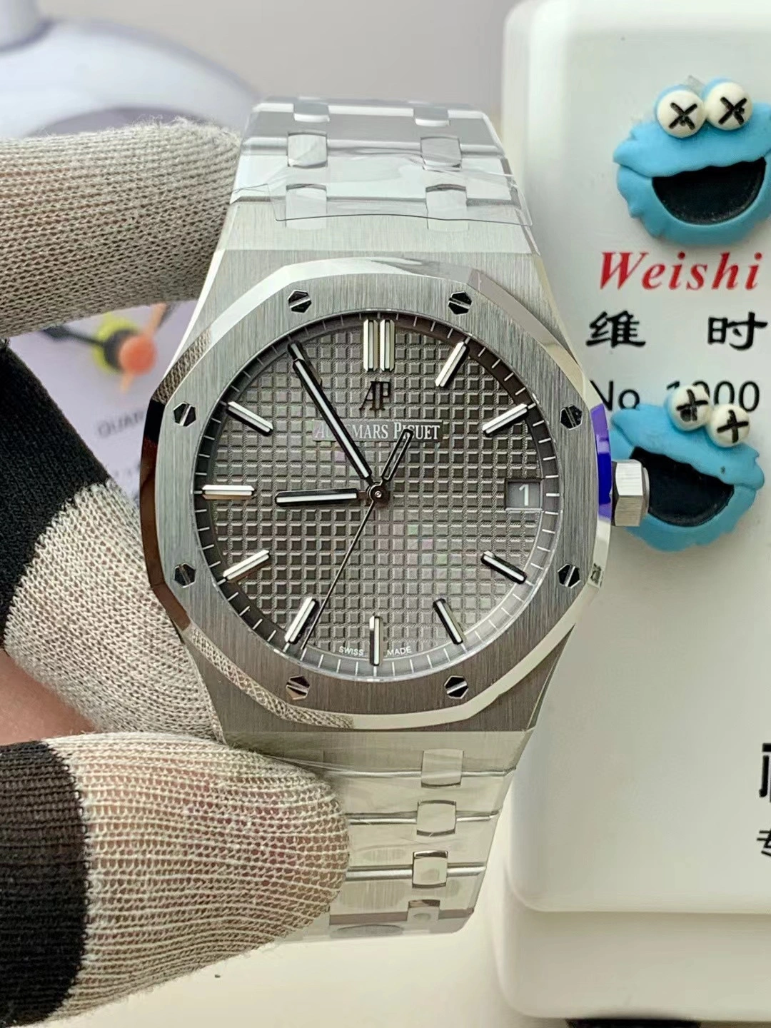 CBD Factory Audemars Piguet Royal Oak 41mm Grey Dial (15500ST) 1:1 Super Clone – DD4302 Movement AllSeason 351