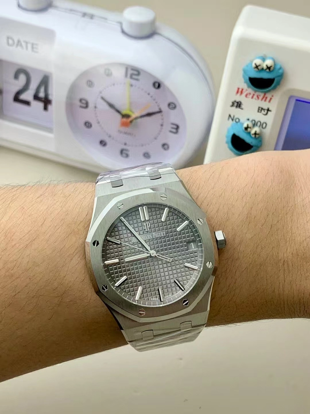 CBD Factory Audemars Piguet Royal Oak 41mm Grey Dial (15500ST) 1:1 Super Clone – DD4302 Movement AllSeason 351